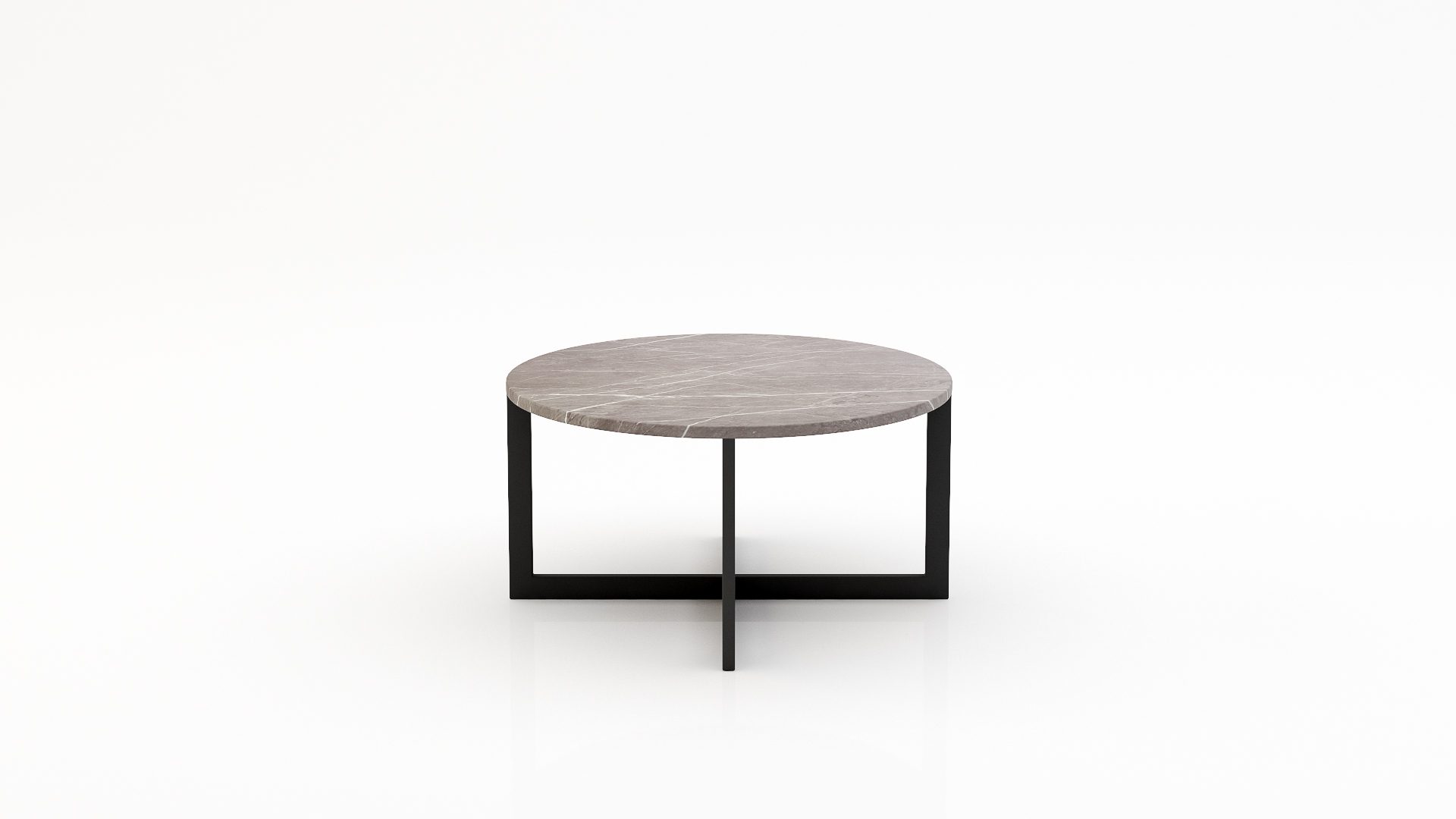 Ronde marmeren salontafel Caffė 4 - Pietra Grey - 100cm