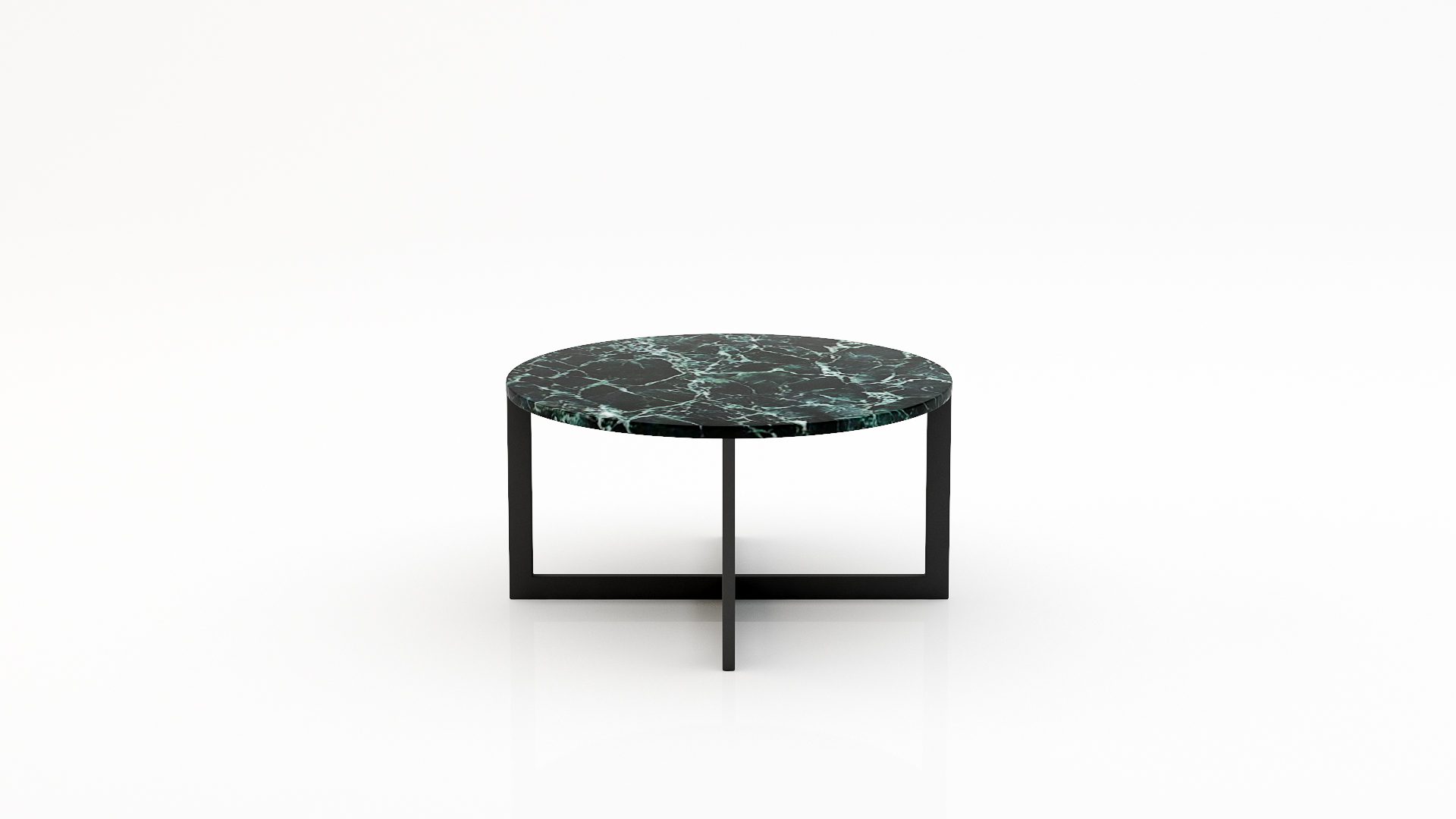 Ronde marmeren salontafel Caffė 4 - Verde rameggiato - 100cm