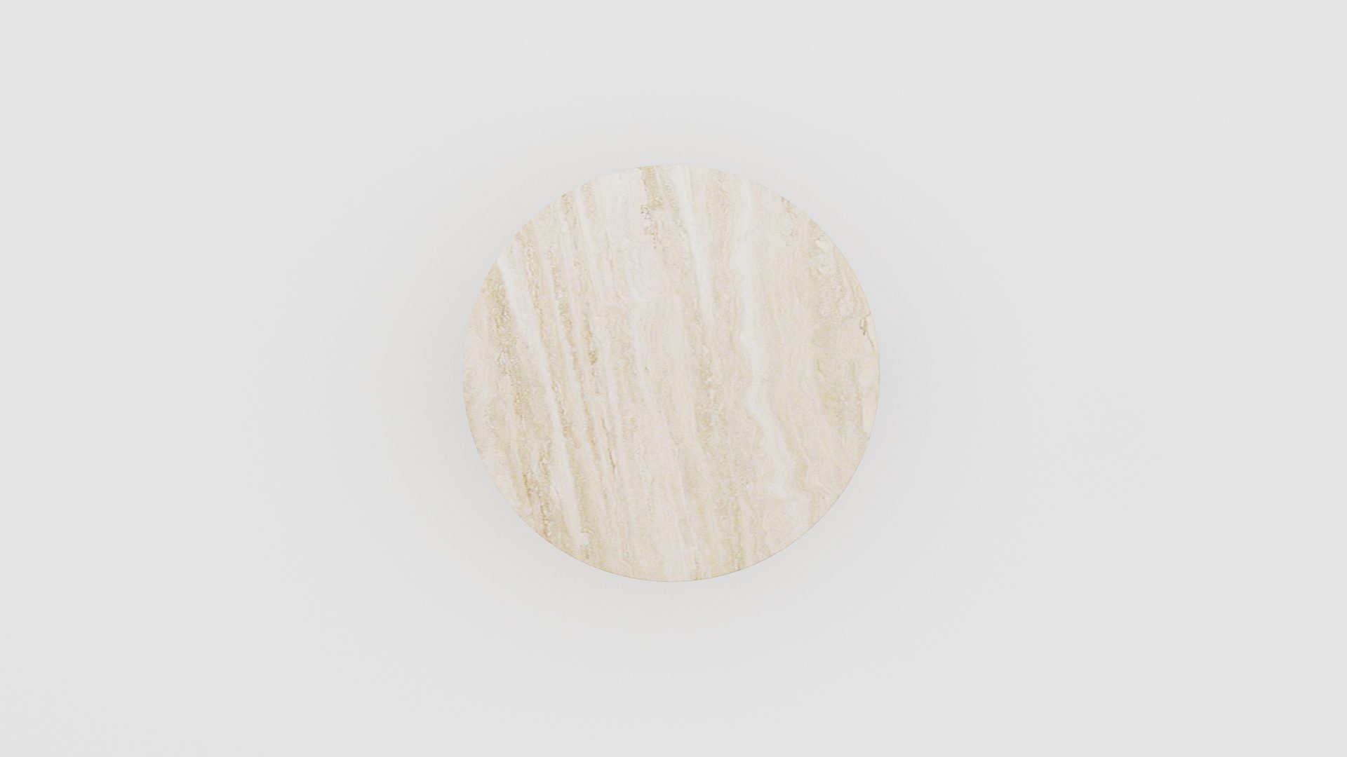 Ronde marmeren salontafel Caffė 4 - Travertino Chiaro - Afbeelding 3