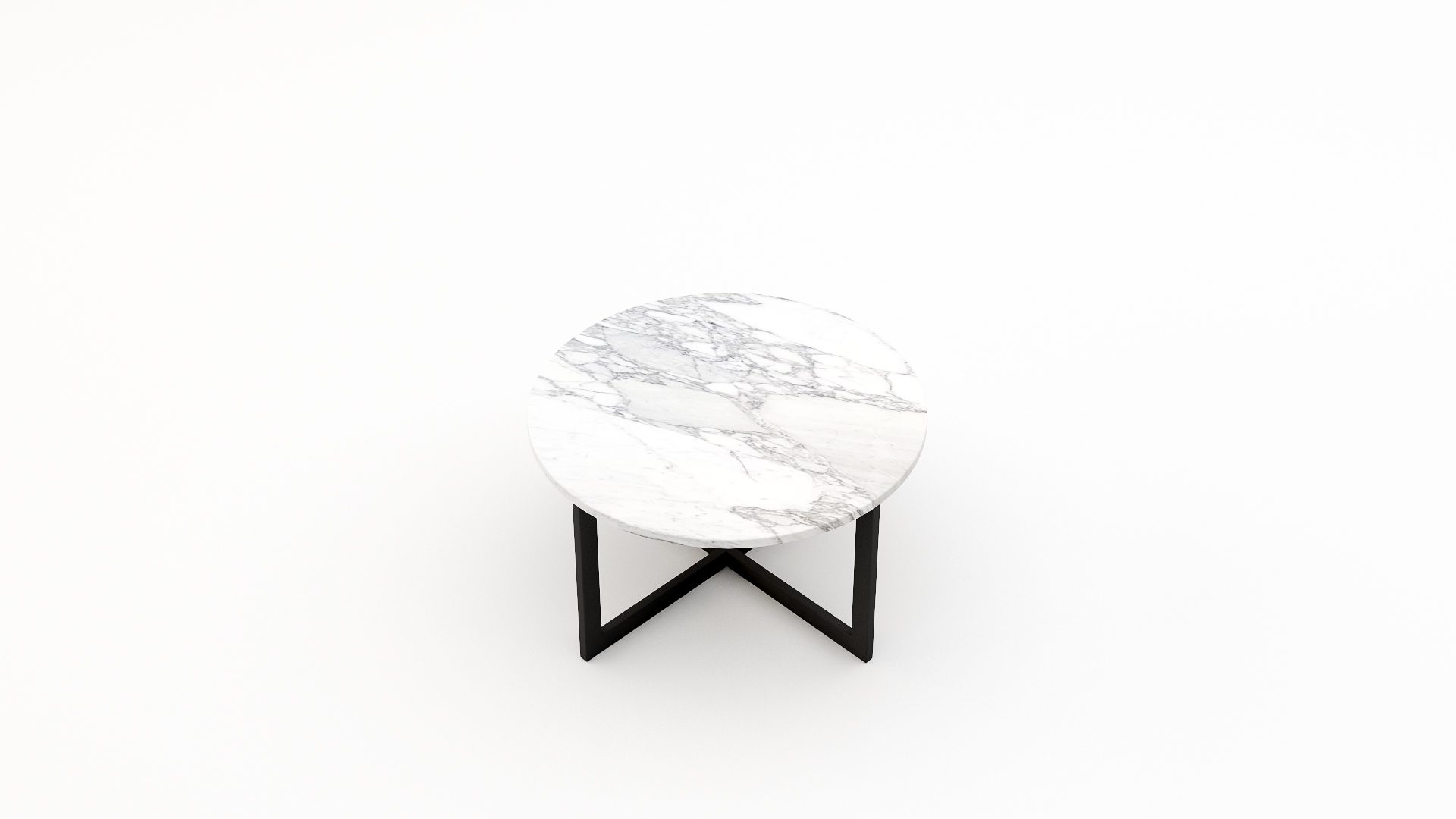 Caffė 4 - Rond - Arabescato Carrara