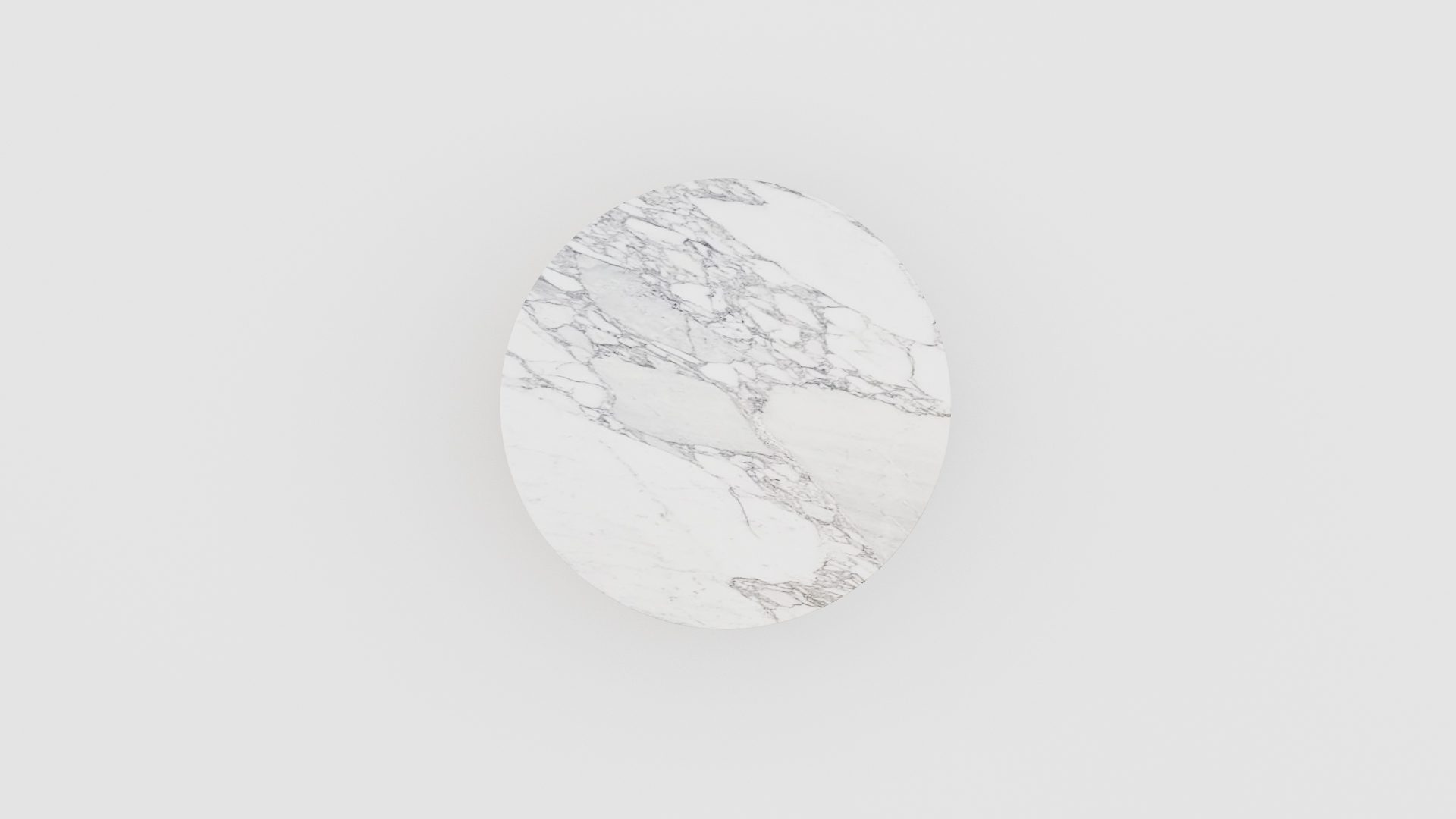 Ronde marmeren salontafel Caffė 4 - Arabescato Carrara - Afbeelding 3