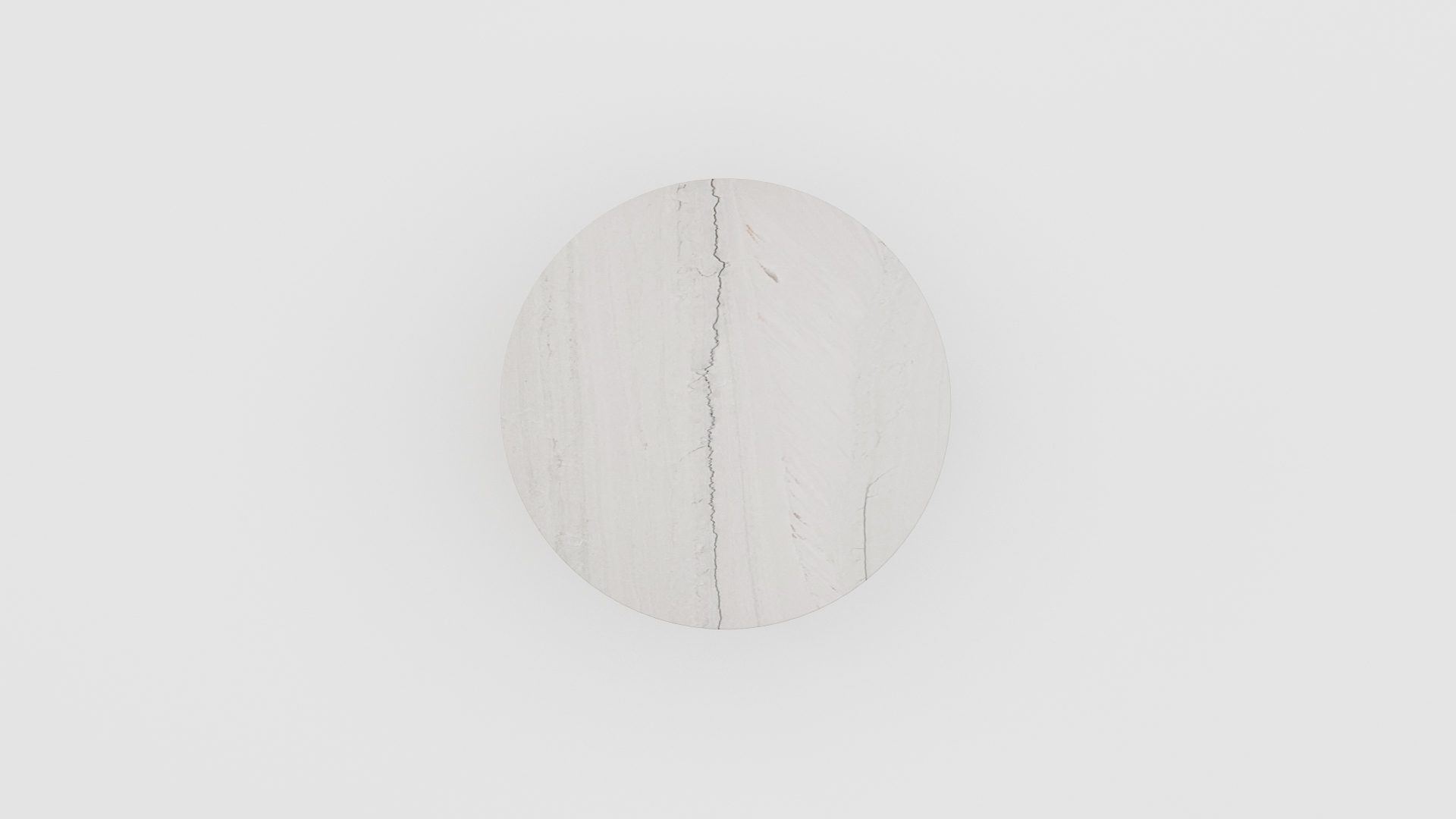 Ronde marmeren salontafel Caffė 4 - Mont Blanc Quartzite - Afbeelding 3