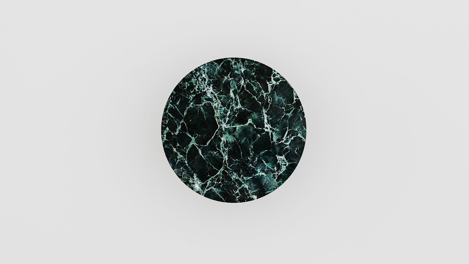 Ronde marmeren salontafel Caffė 4 - Verde rameggiato - Afbeelding 3