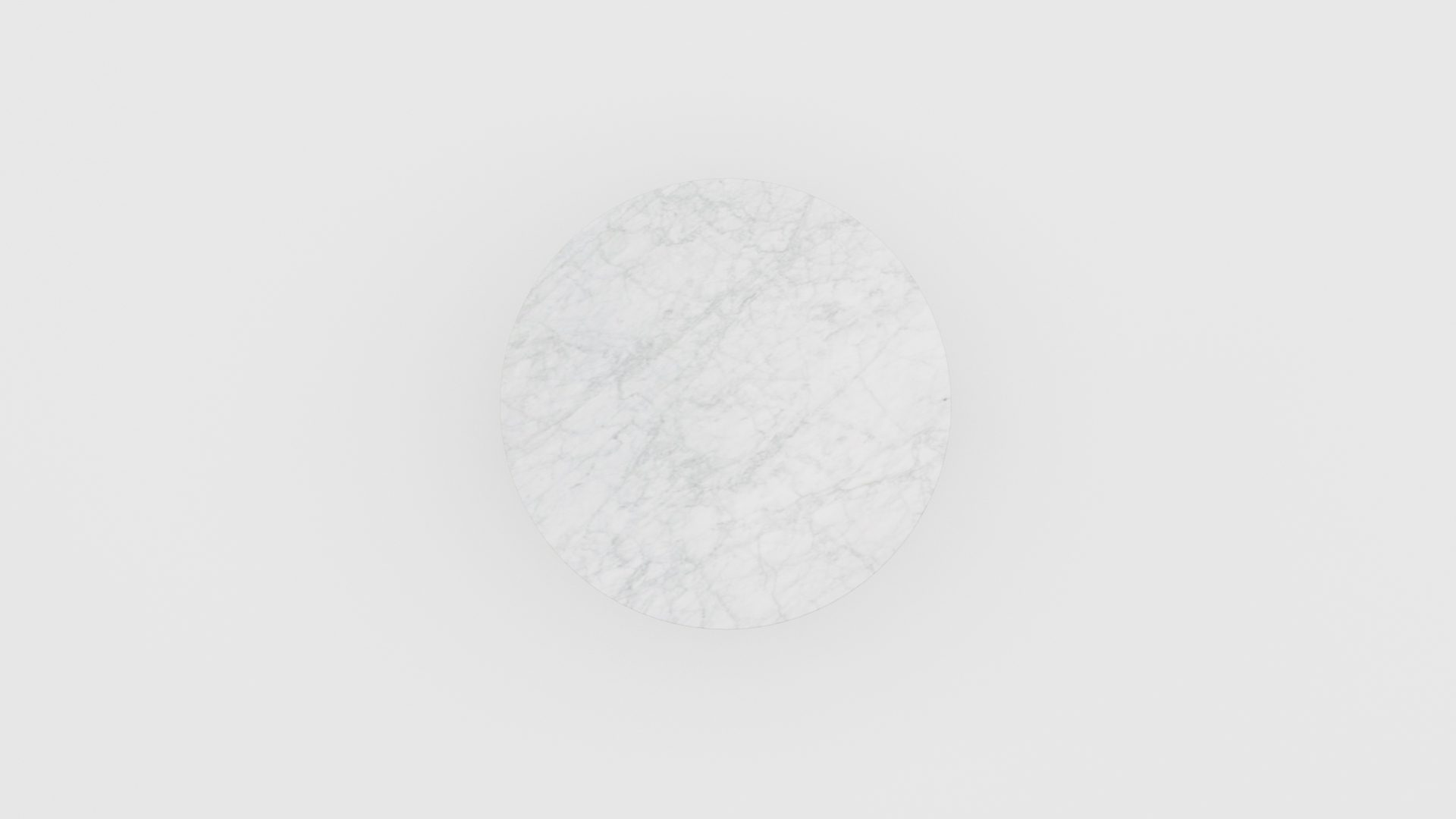 Ronde marmeren salontafel Caffė 4 Bianco Carrara CD CHIARO - Afbeelding 3