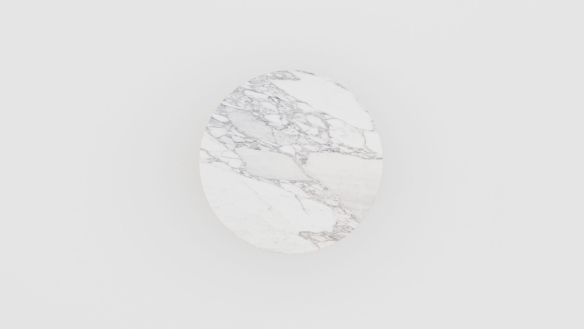 Ronde marmeren salontafel Caffė 3 - Arabescato Carrara - Afbeelding 3