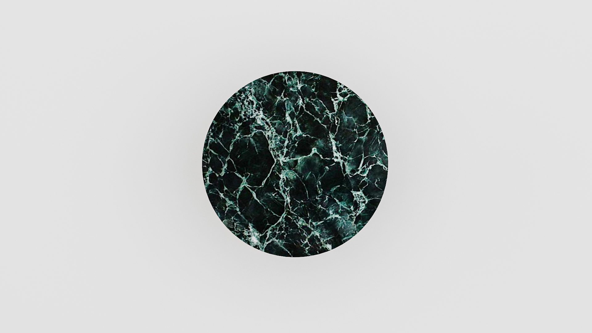 Ronde marmeren salontafel Caffė 3 - Verde rameggiato - Afbeelding 3