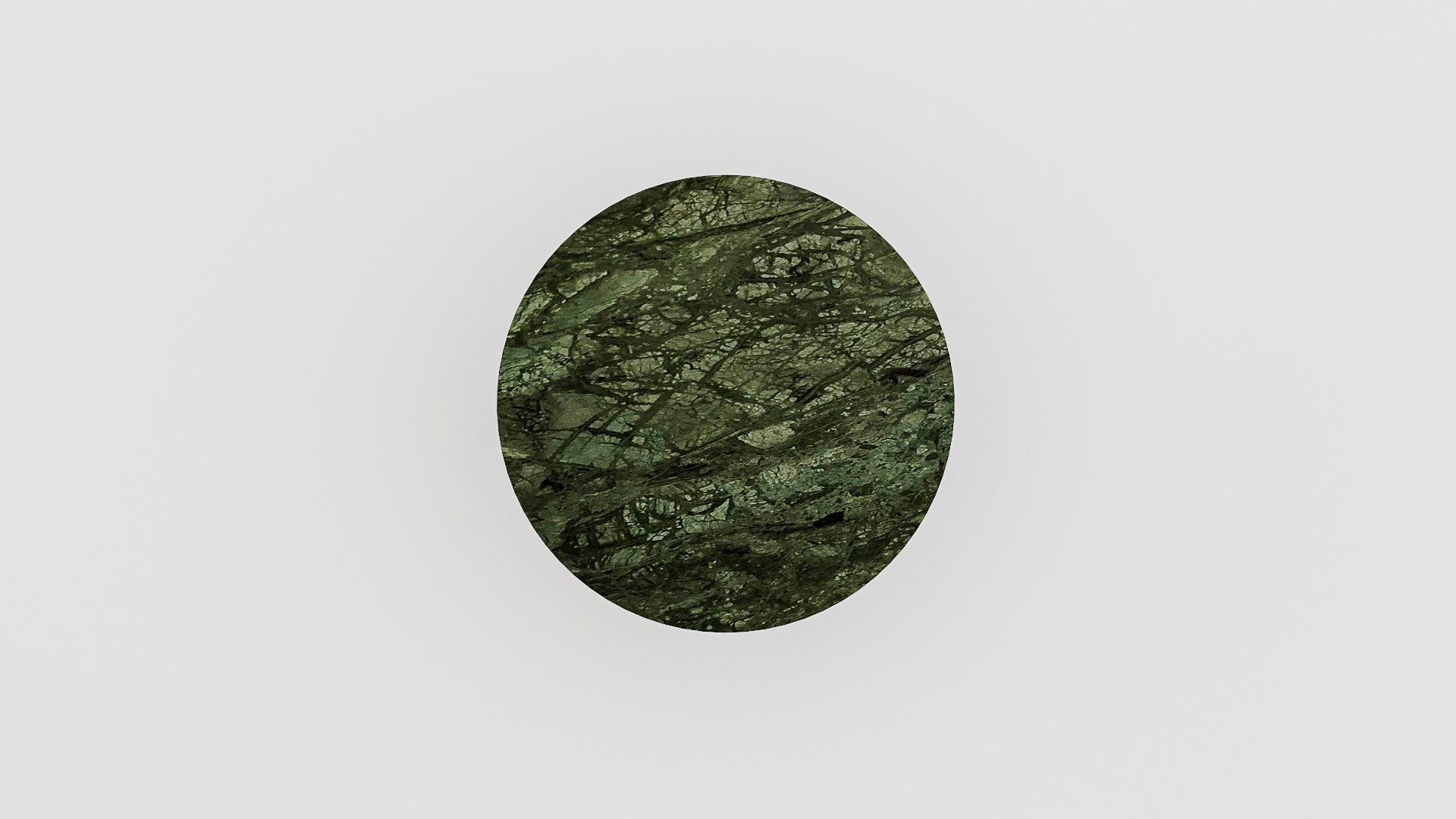 Ronde marmeren salontafel Caffė 3 - Verde Guatemala - Afbeelding 3