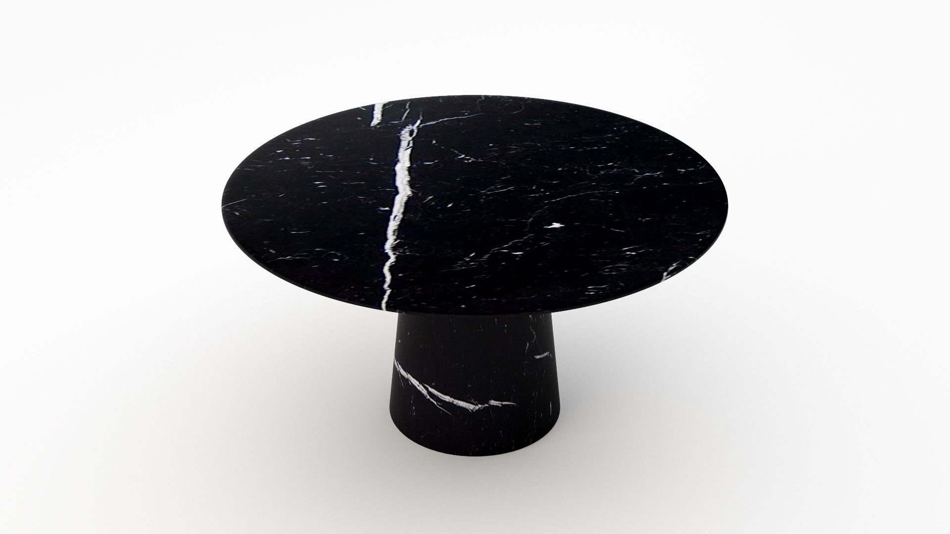 Gelato marmo - Rond - Nero Marquina