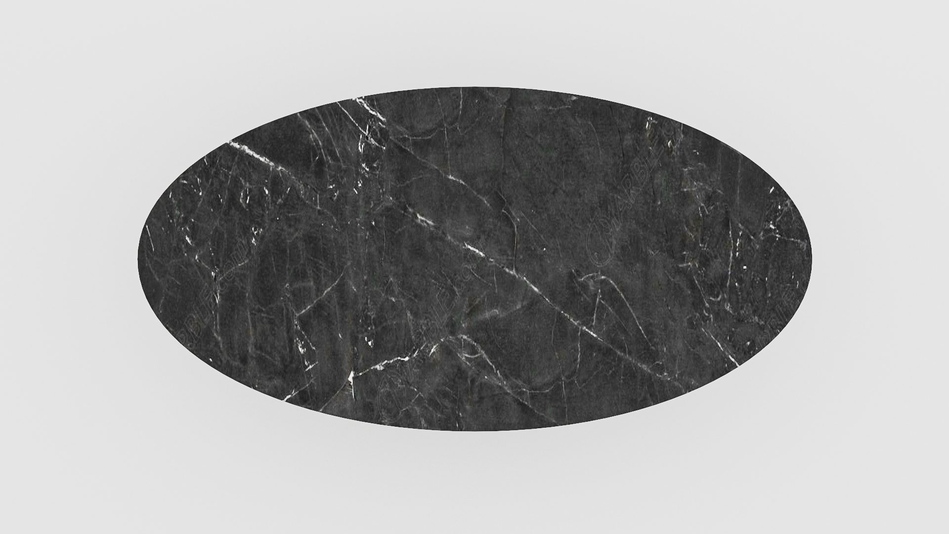 Ovale marmeren eettafel Matrix Farfalle - Negresco - Afbeelding 3