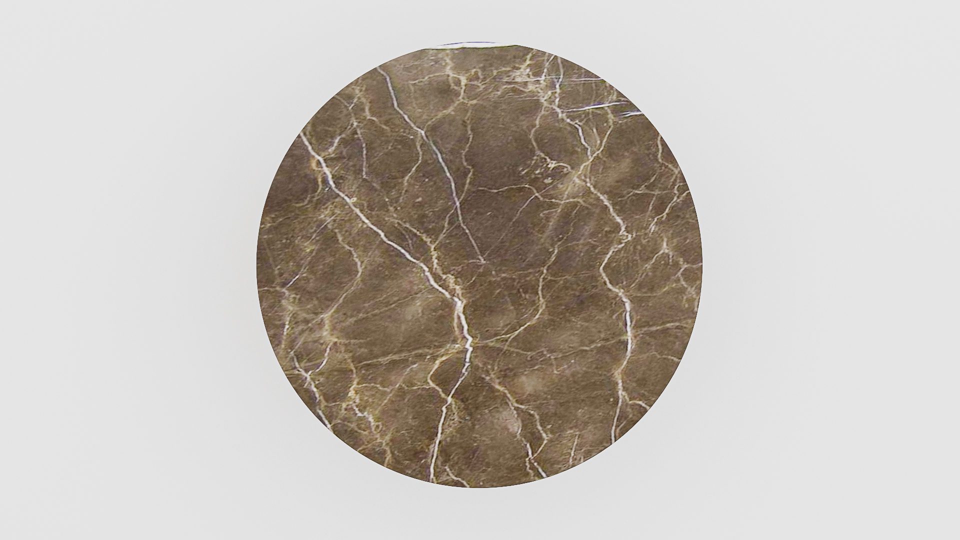 Ronde marmeren eettafel Tulip - Royal Brown - Afbeelding 3