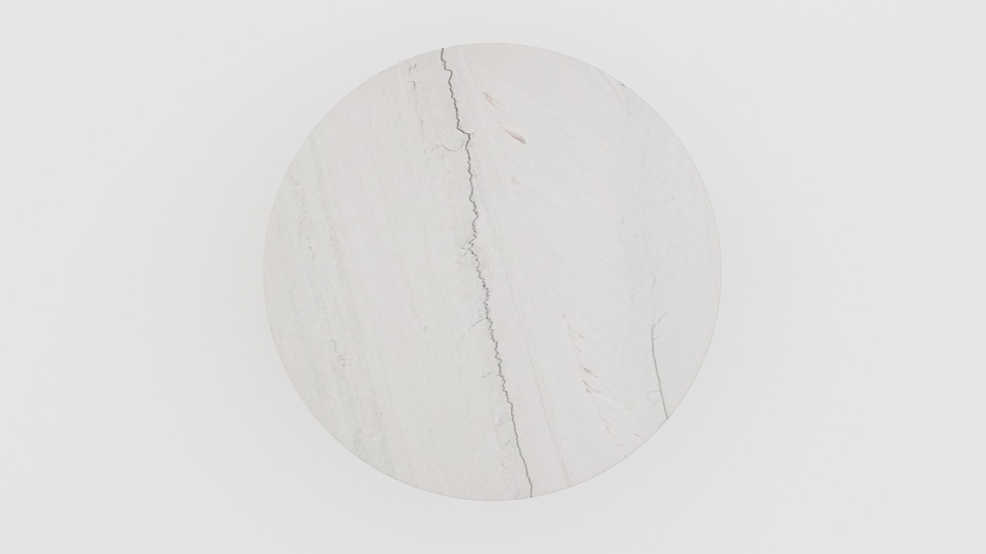 Ronde marmeren eettafel Tulip - Mont Blanc Quartzite - Afbeelding 3