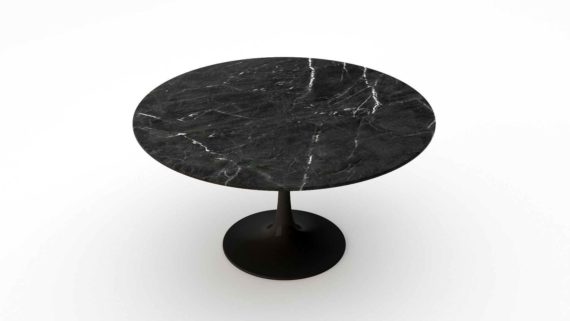 Ronde marmeren eettafel Tulip - Negresco - Afbeelding 2