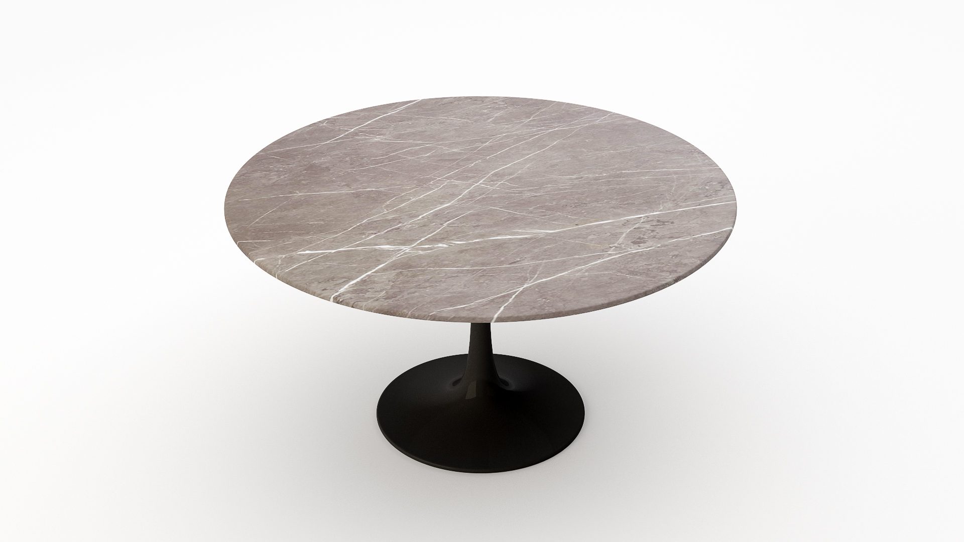 Ronde marmeren eettafel Tulip - Pietra Grey - Afbeelding 2
