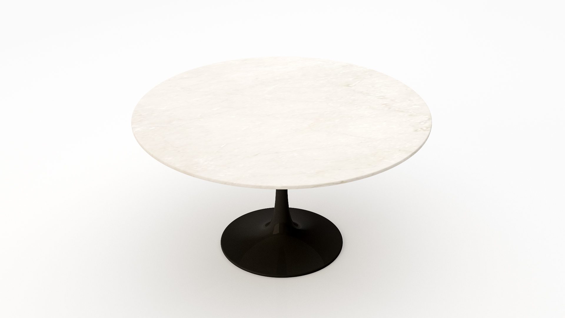 Ronde marmeren eettafel Tulip - Botticino Semi Classico - Afbeelding 2