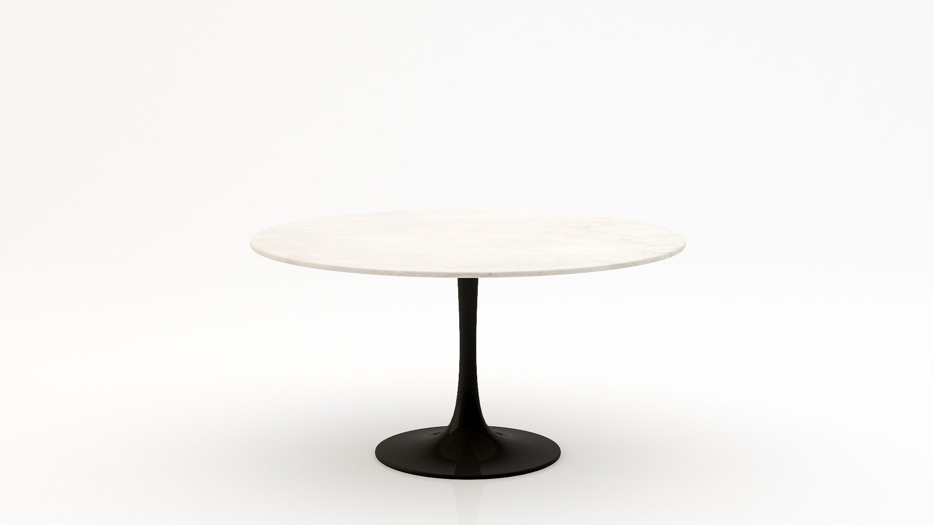 Ronde marmeren eettafel Tulip - Botticino Semi Classico - 170cm