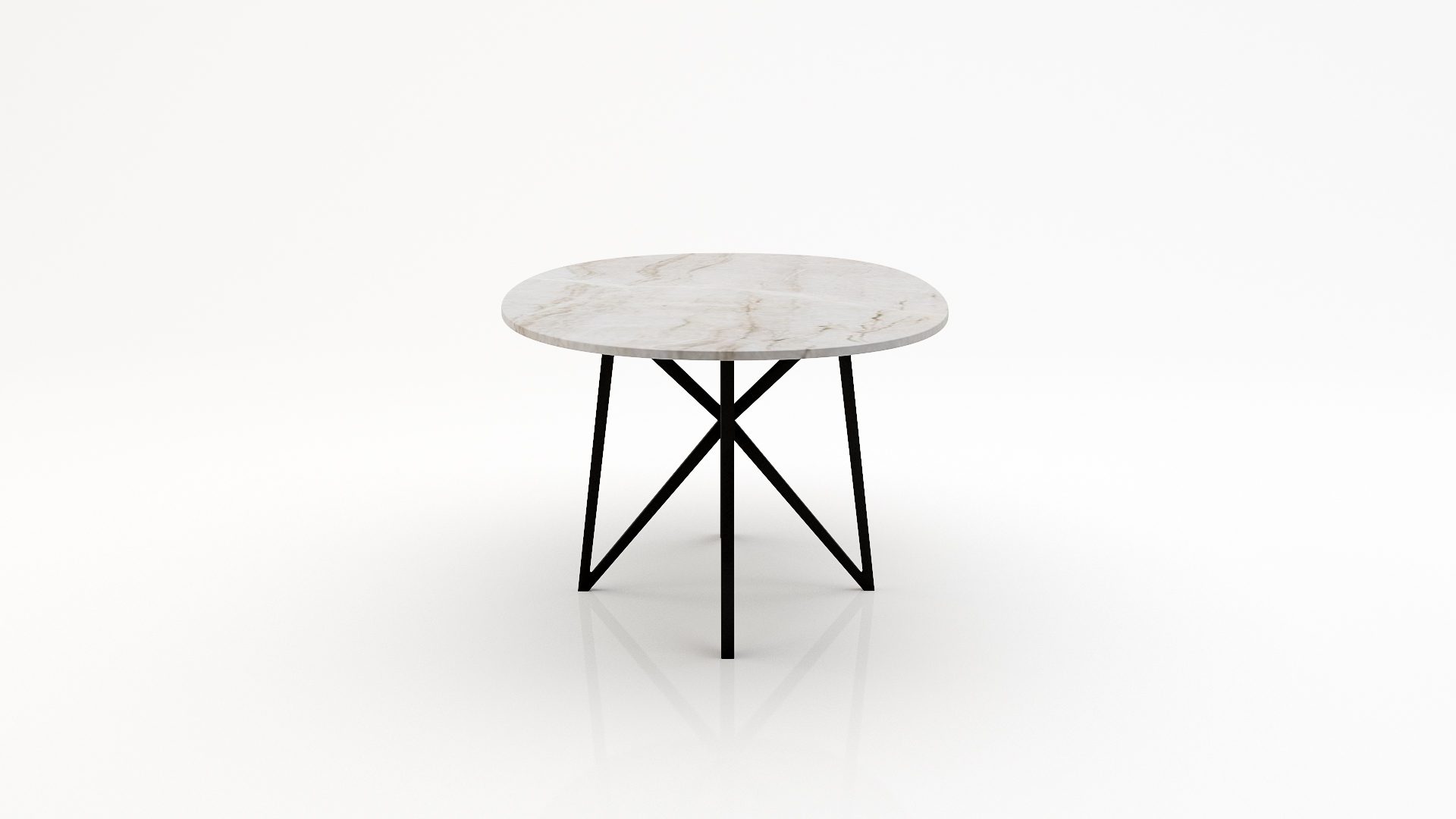 Ovale marmeren eettafel Stella - Taj Mahal Quartzite - Afbeelding 3