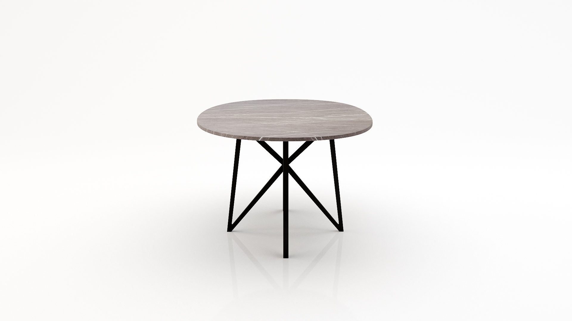 Ovale marmeren eettafel Stella - Pietra Grey - Afbeelding 3