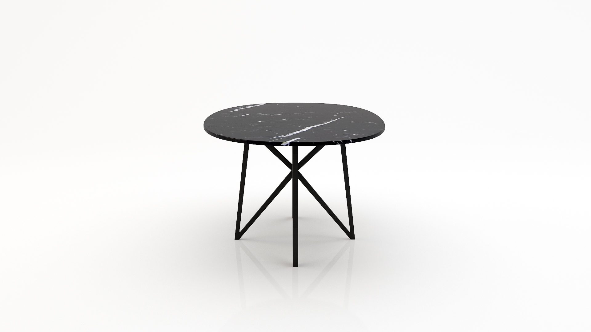Ovale marmeren eettafel Stella - Nero Marquina - Afbeelding 3