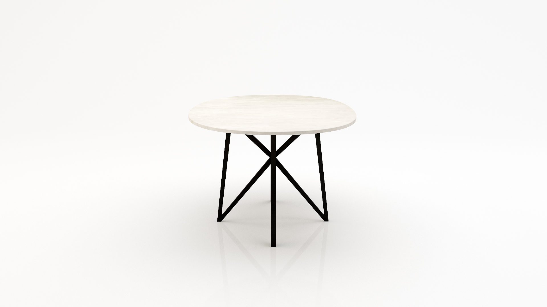 Ovale marmeren eettafel Stella - Botticino Semi Classico - Afbeelding 3