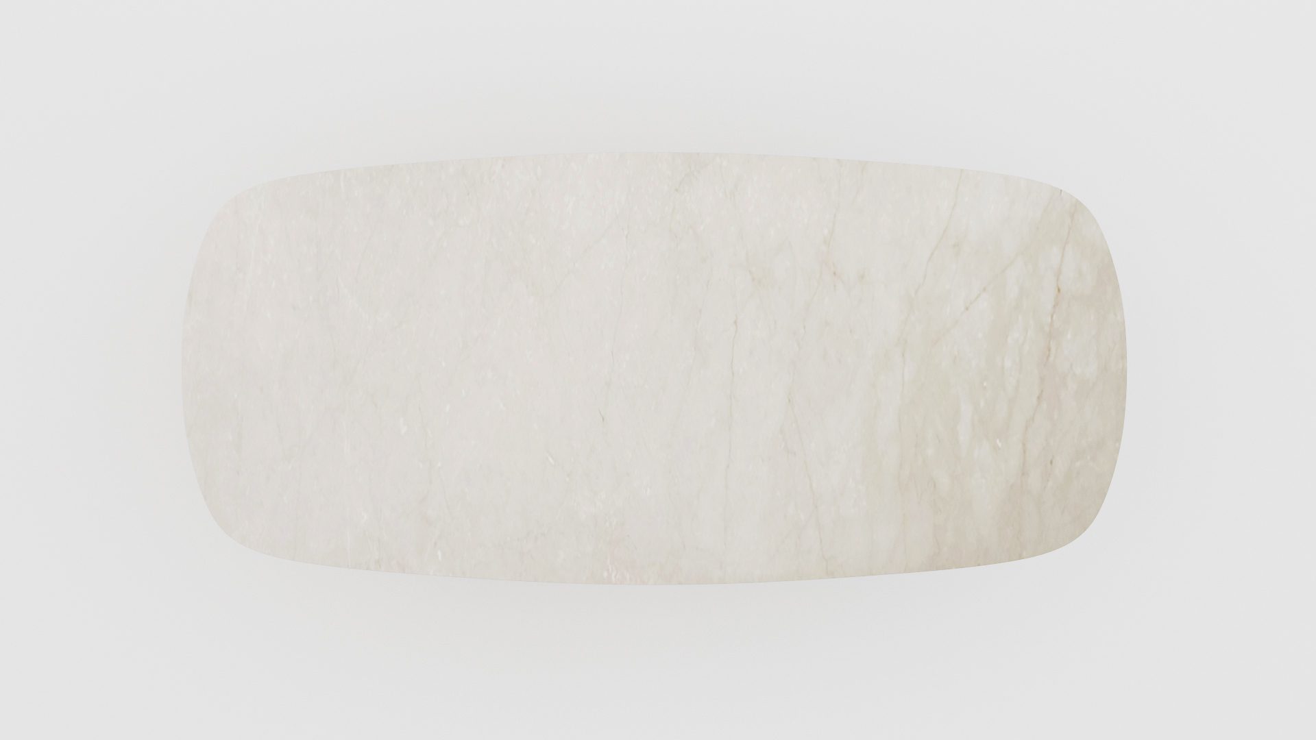 Deens ovale marmeren eettafel Stella Botticino Semi Classico - Afbeelding 4