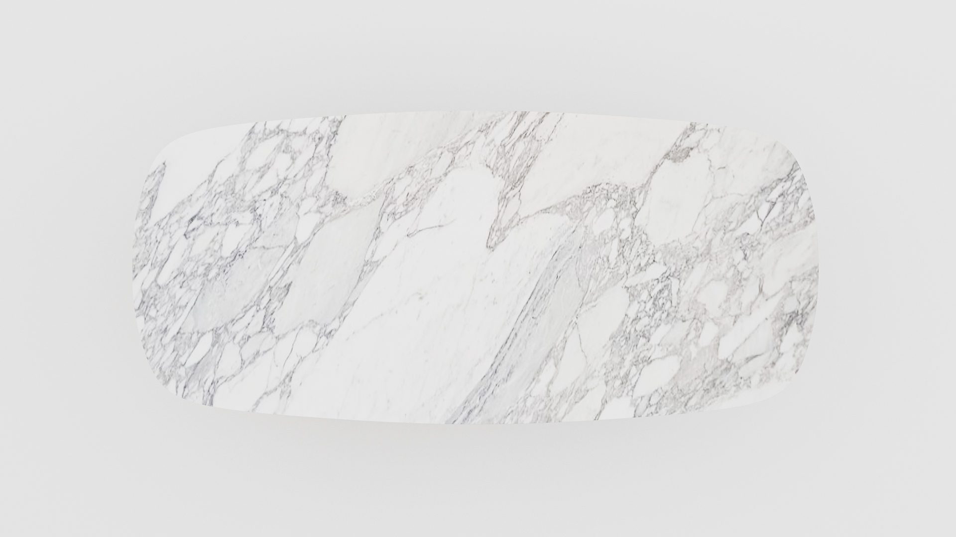 Deens ovale marmeren eettafel Stella - Arabescato Carrara - Afbeelding 4