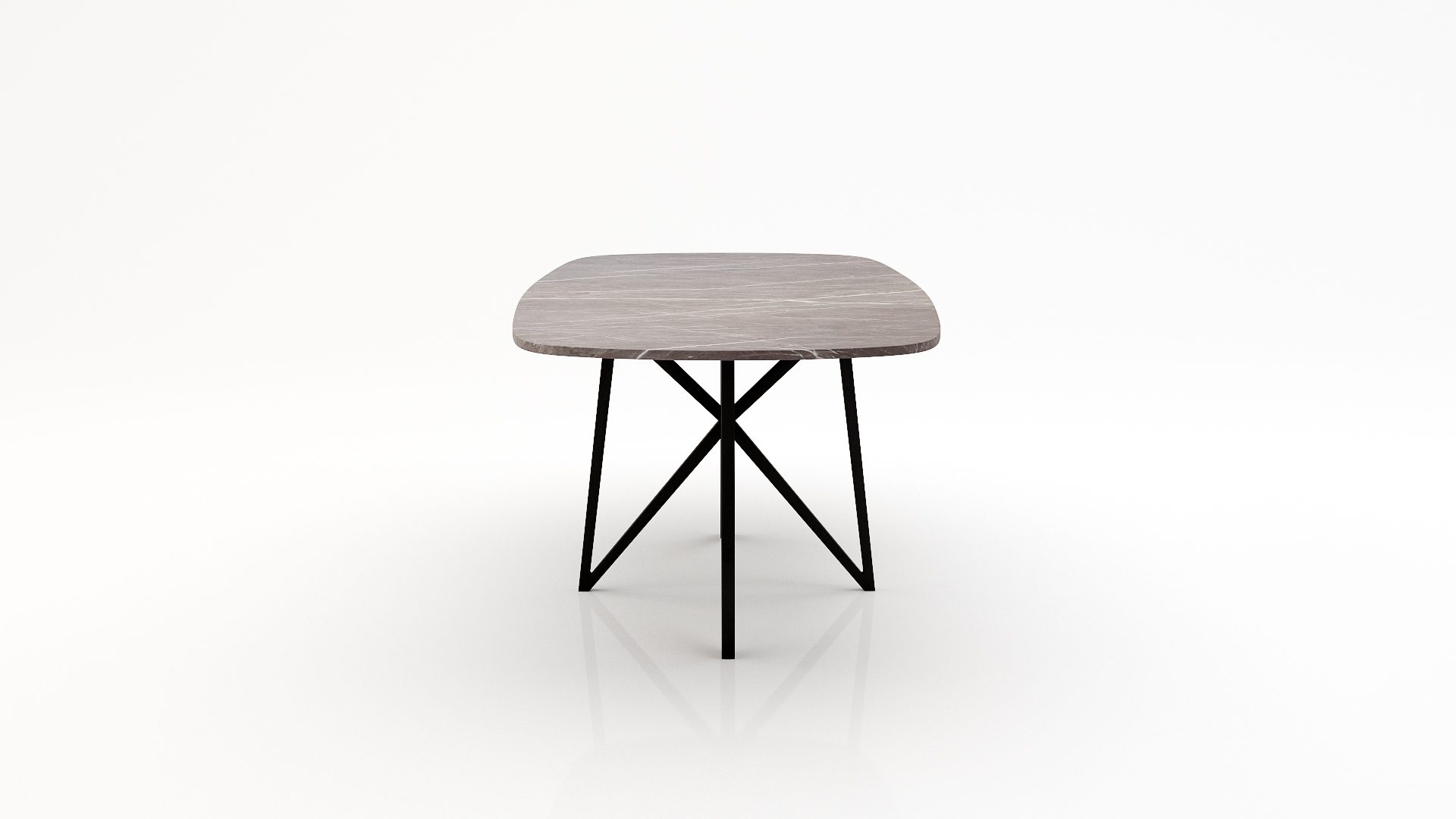 Deens ovale marmeren eettafel Stella - Pietra Grey - Afbeelding 3