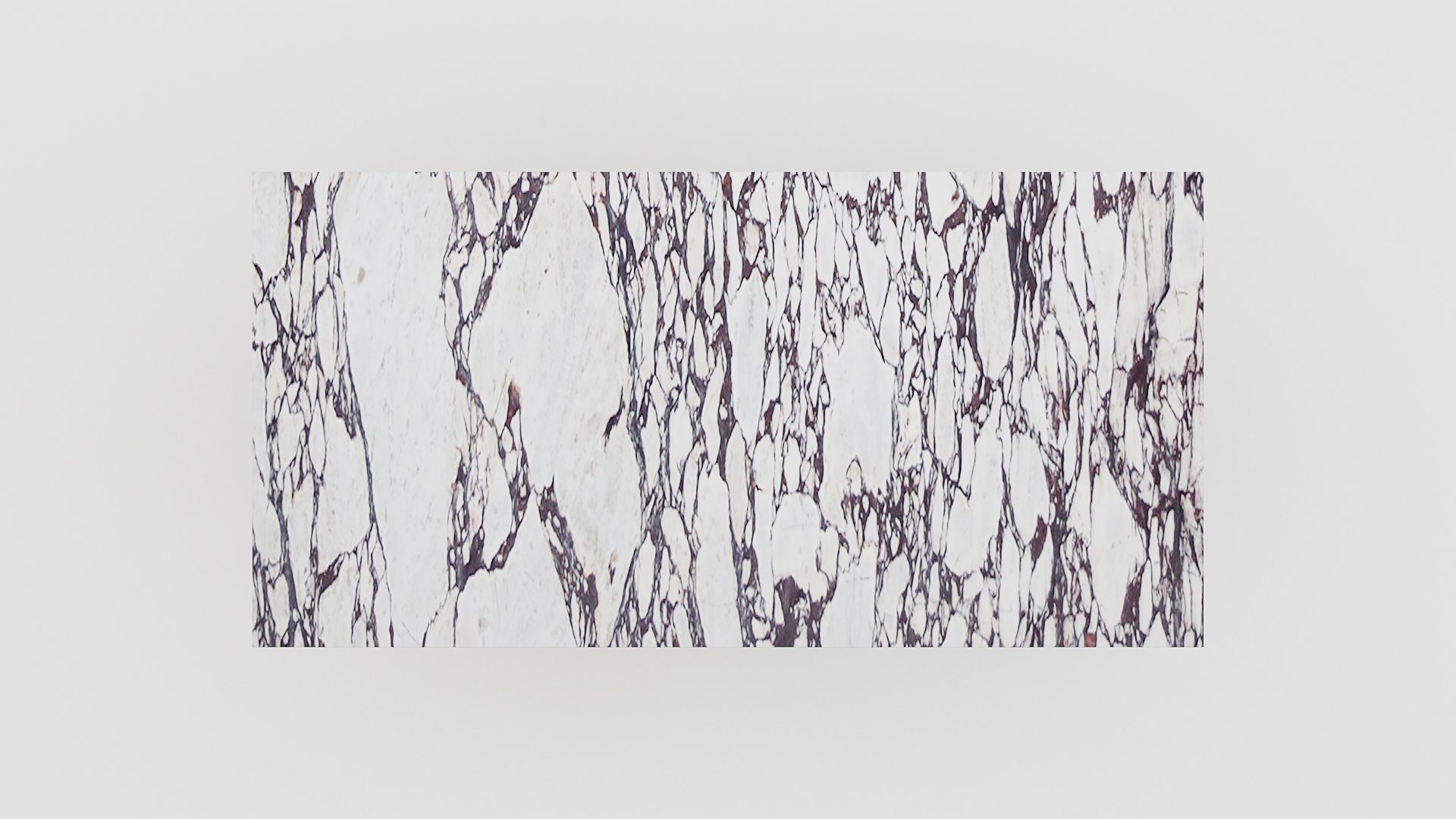 Rechthoekige marmeren eettafel Polipetti - Calcatta Viola - Afbeelding 2