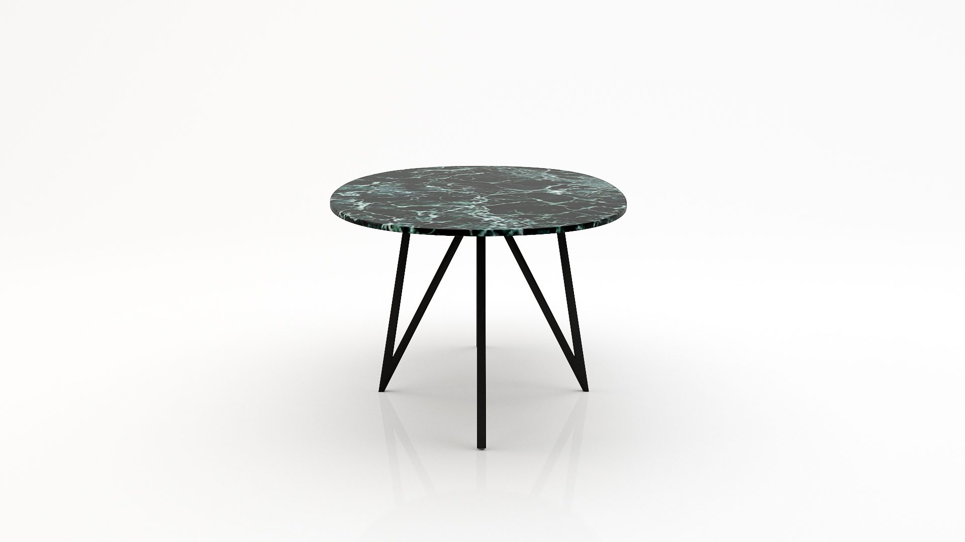 Ovale marmeren eettafel Polipetti - Verde rameggiato - Afbeelding 3