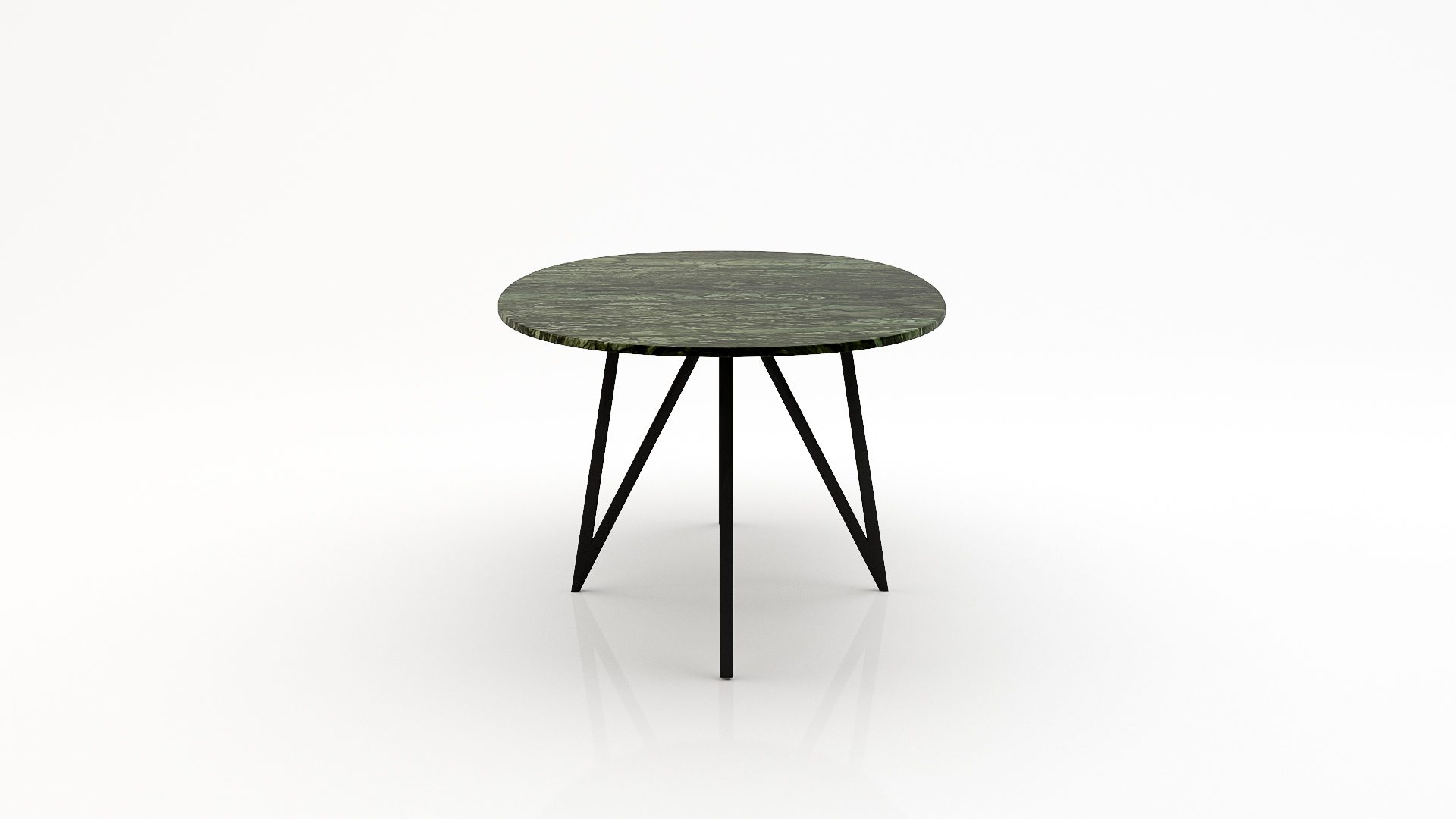 Ovale marmeren eettafel Polipetti - Verde Guatemala - Afbeelding 3