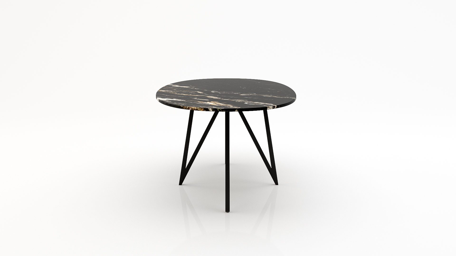 Ovale marmeren eettafel Polipetti - Titanium - Afbeelding 3