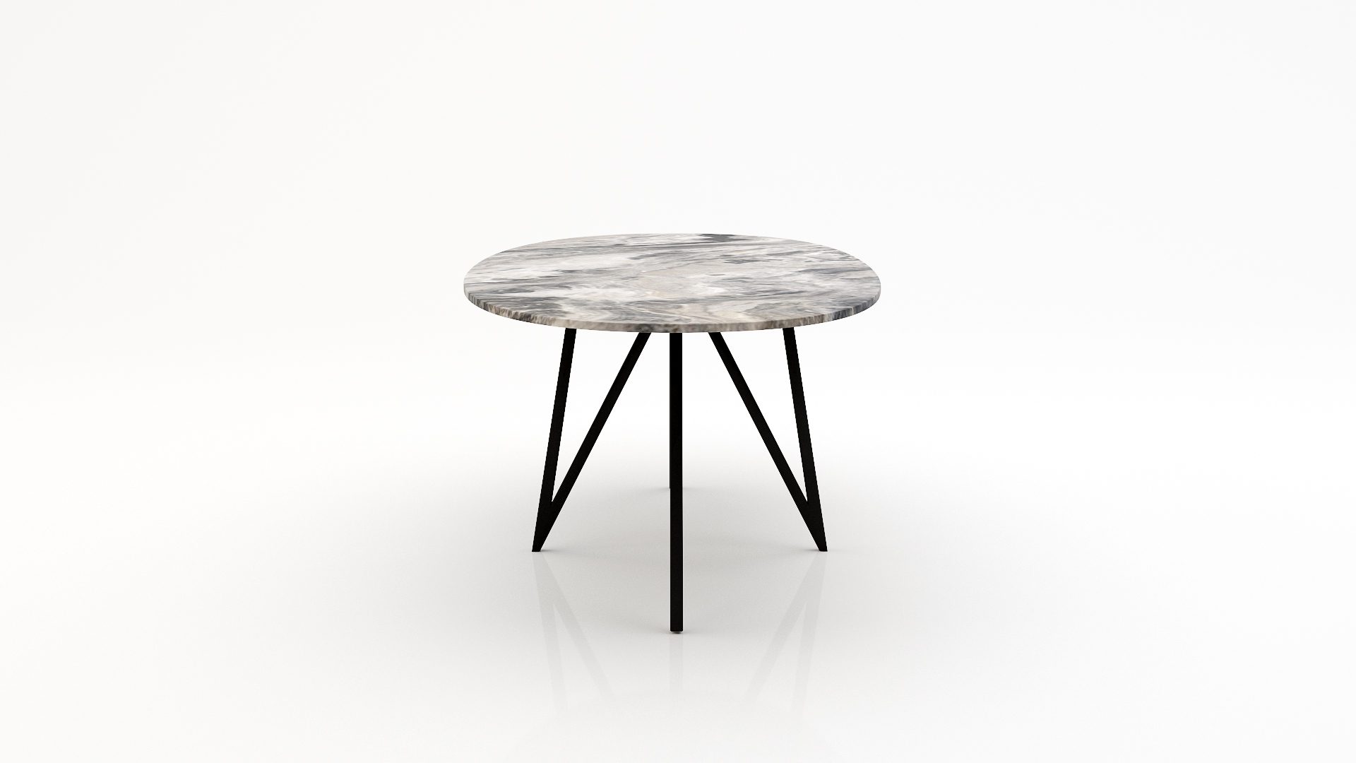 Ovale marmeren eettafel Polipetti Arabescato Orobico Grigio - Afbeelding 3