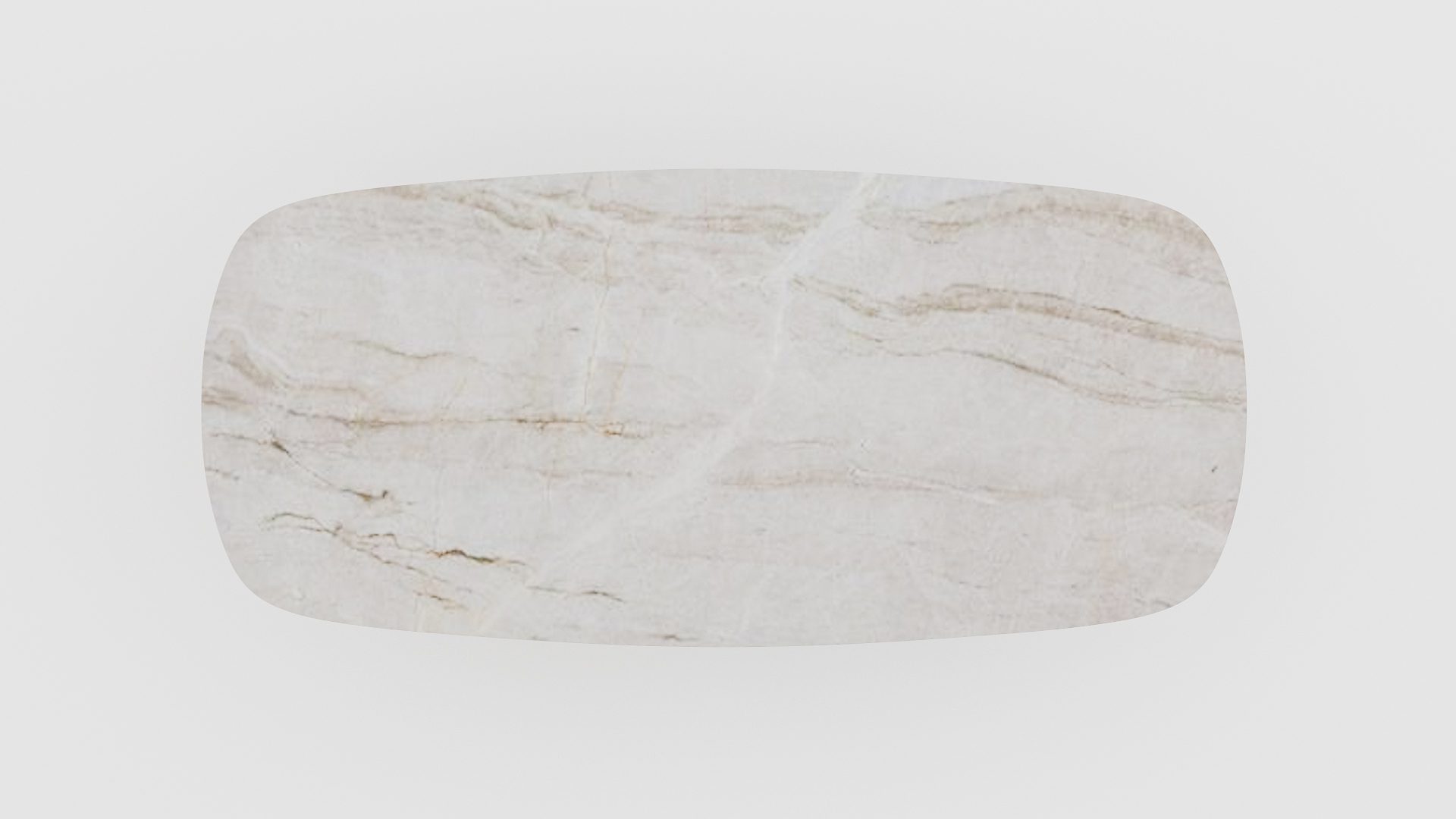 Deens ovale marmeren eettafel Polipetti Taj Mahal Quartzite - Afbeelding 4