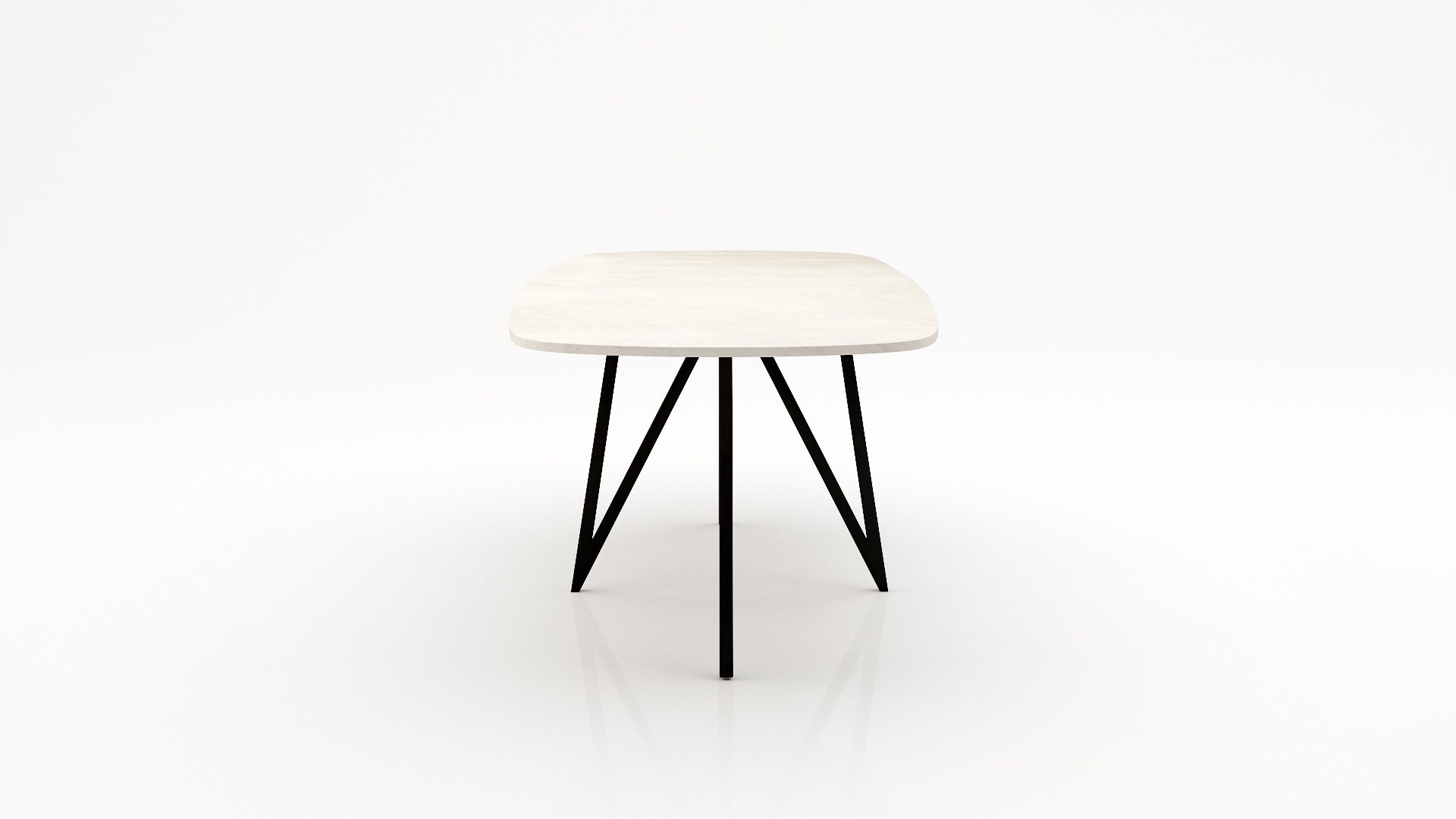 Deens ovale marmeren eettafel Polipetti Botticino Semi Classico - Afbeelding 3