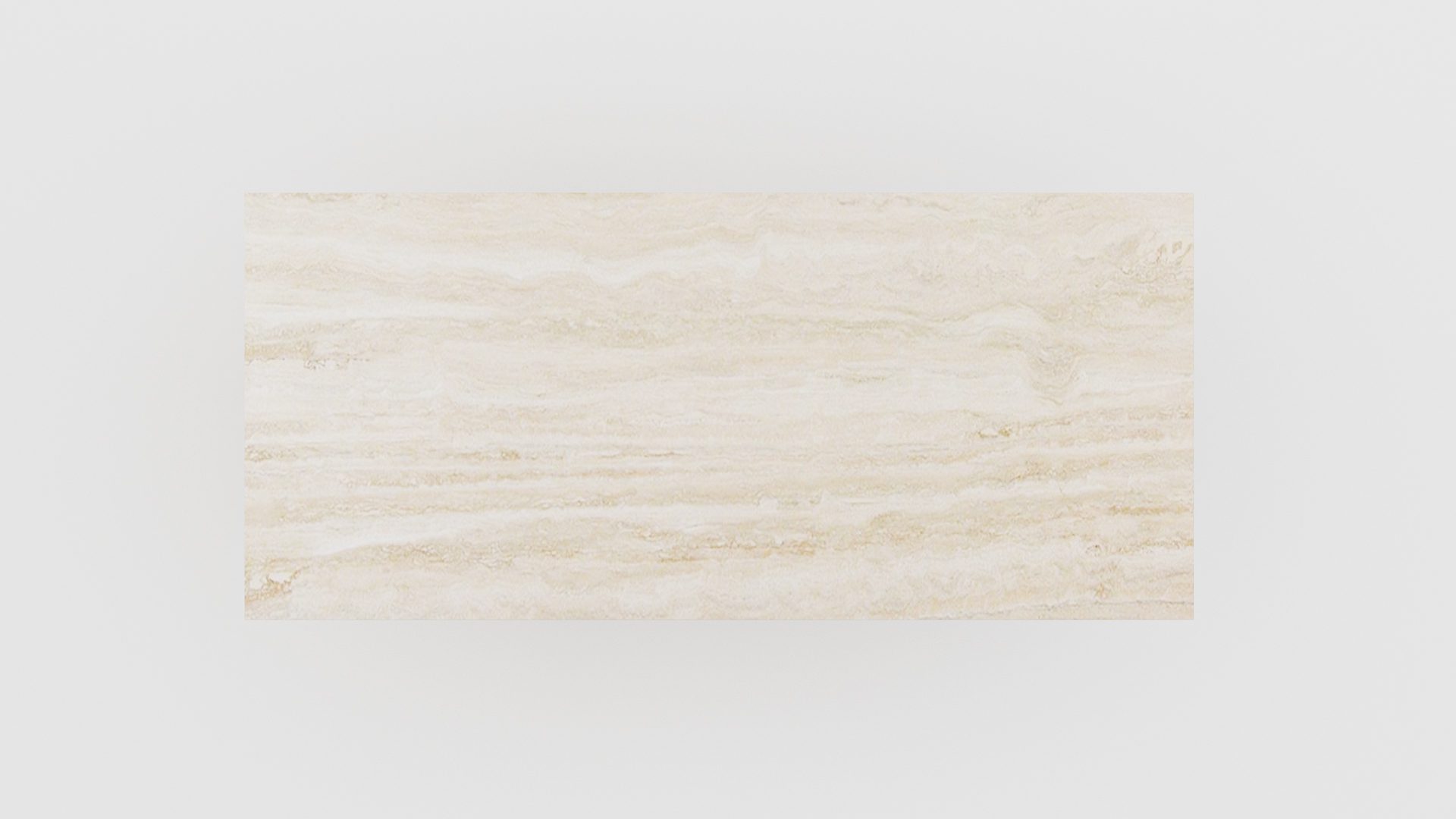 Rechthoekige marmeren eettafel Matrix Farfalle - Travertino Chiaro - Afbeelding 3