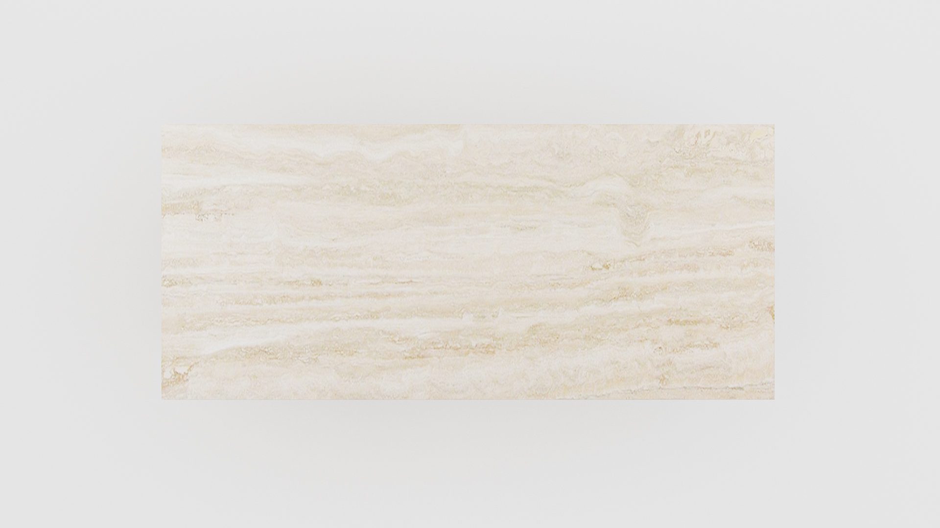 Rechthoekige marmeren eettafel Gambe Quattro Travertino Chiaro - Afbeelding 3