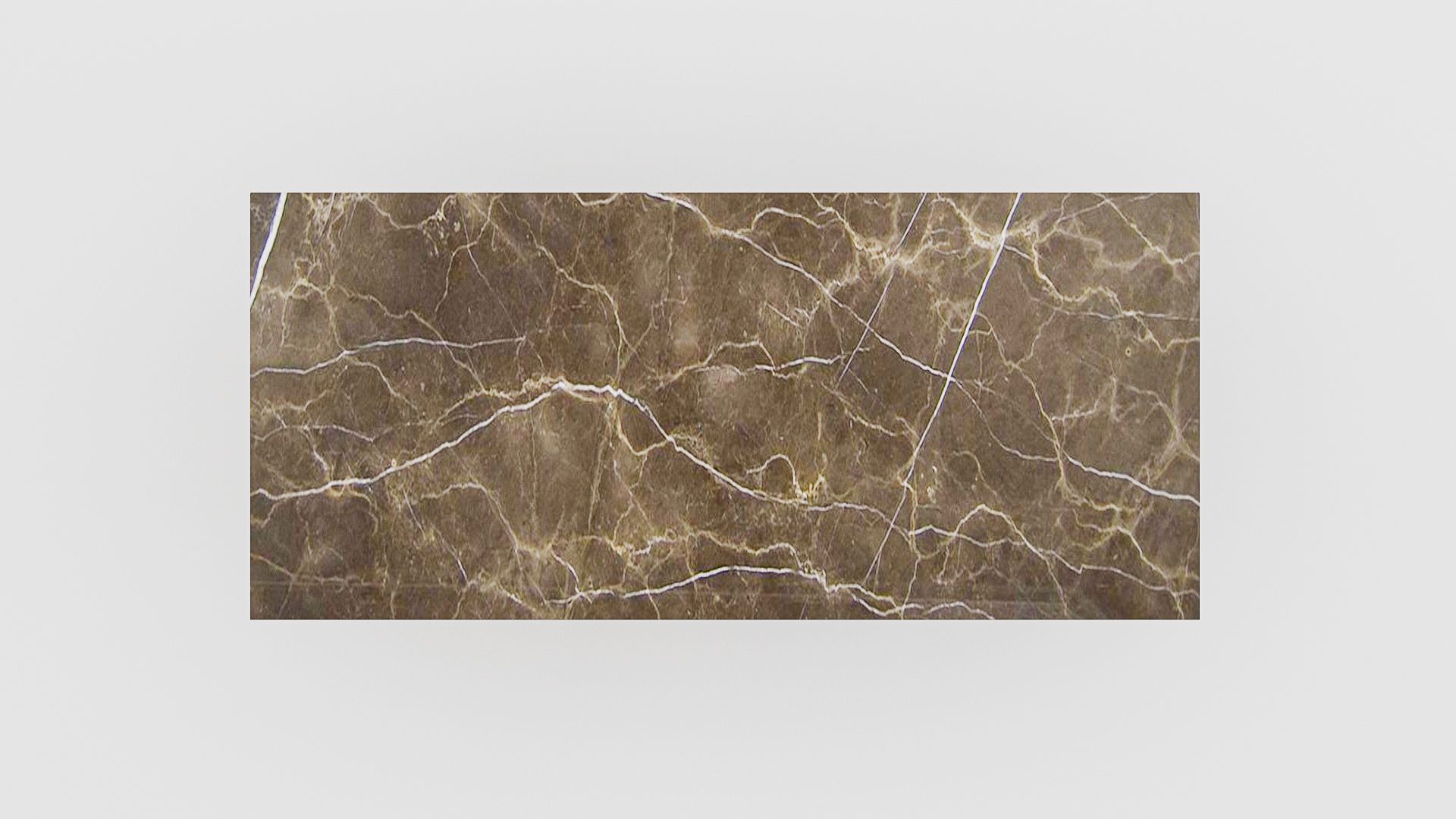 Rechthoekige marmeren eettafel Gambe Quattro - Royal Brown - Afbeelding 3