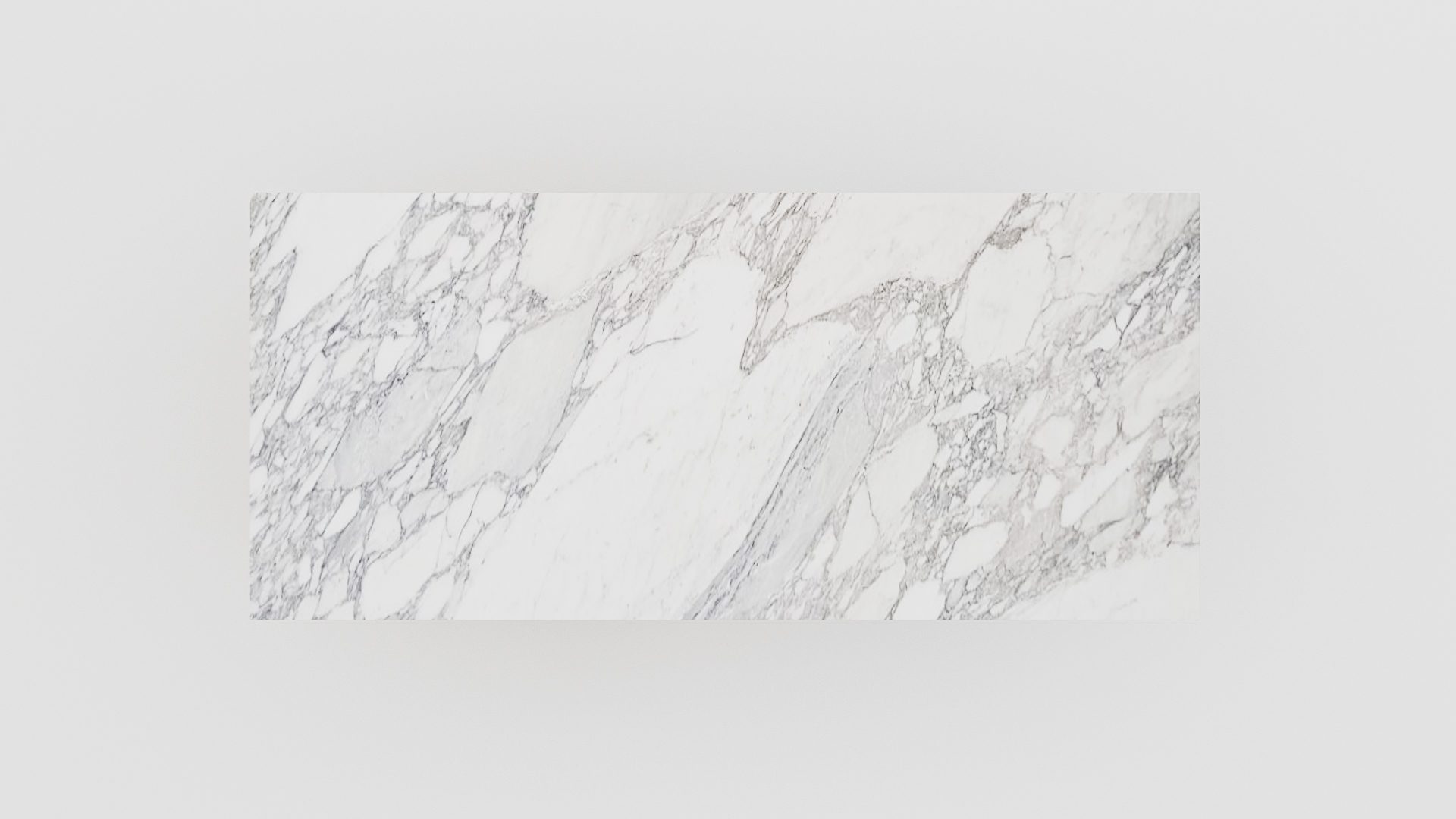 Rechthoekige marmeren eettafel Gambe Quattro Arabescato Carrara - Afbeelding 3