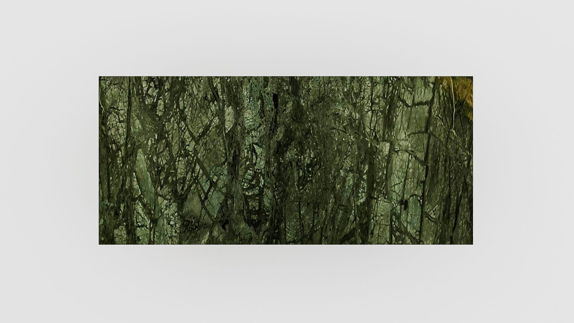 Rechthoekige marmeren eettafel Gambe U - Verde Guatemala - Afbeelding 3