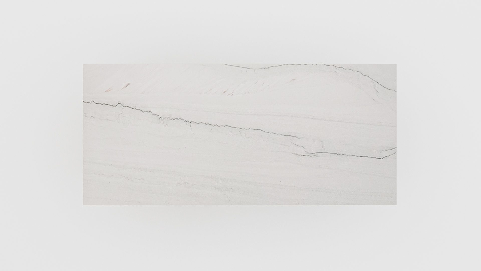 Rechthoekige marmeren eettafel Gambe U Mont Blanc Quartzite - Afbeelding 3