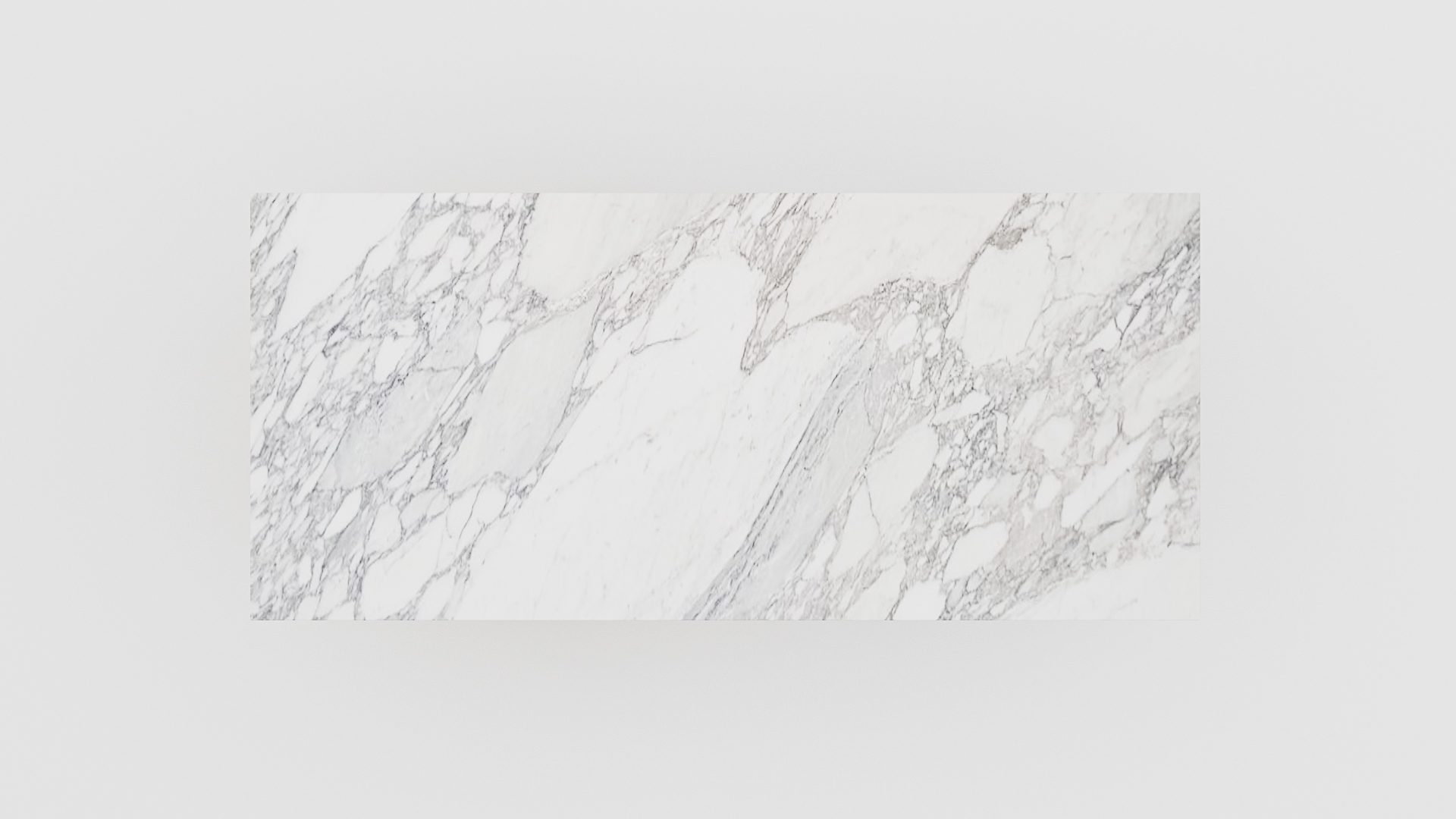 Rechthoekige marmeren eettafel Gambe U - Arabescato Carrara - Afbeelding 3