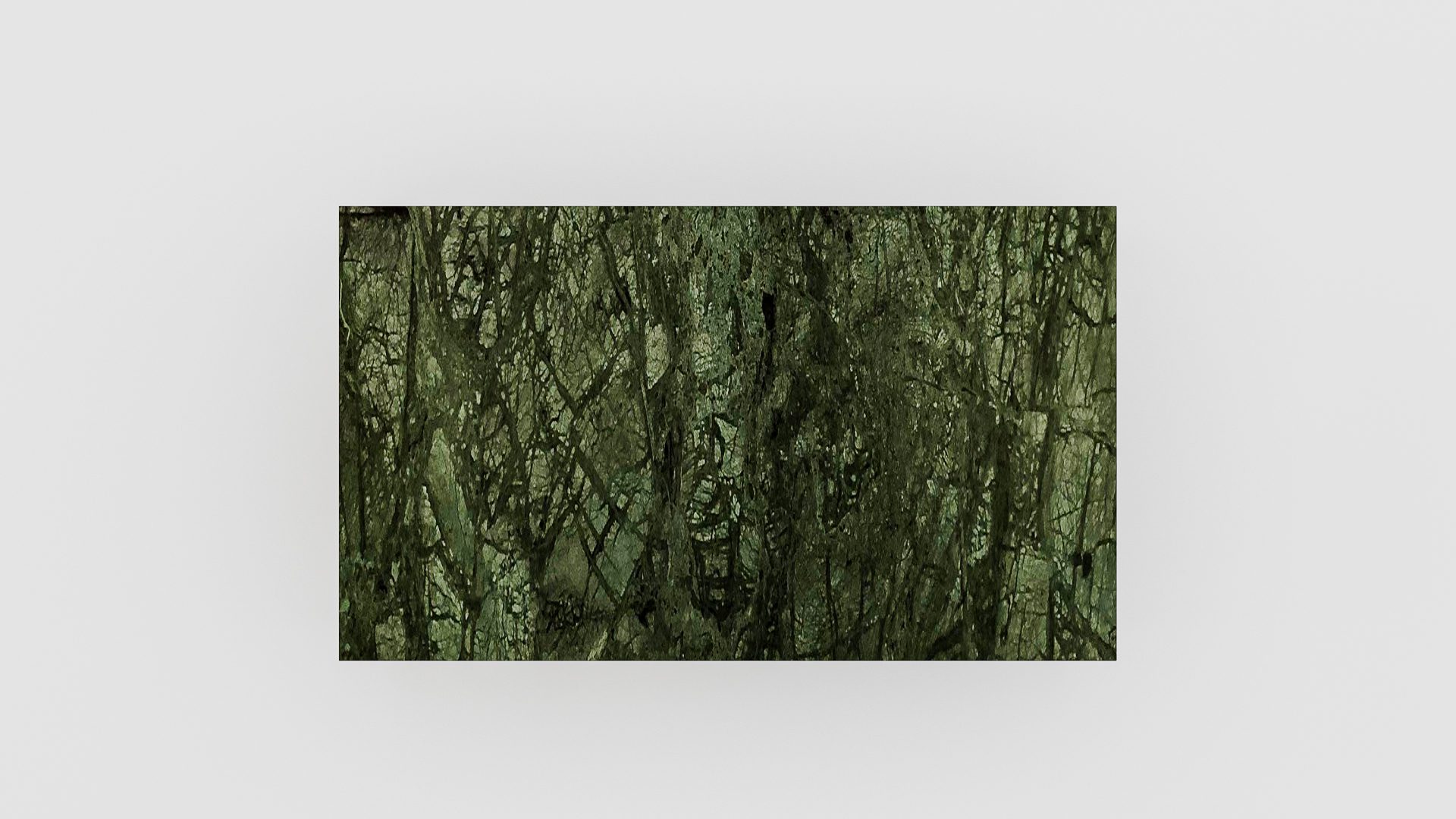 Rechthoekige marmeren salontafel Cornice - Verde Guatemala - Afbeelding 4