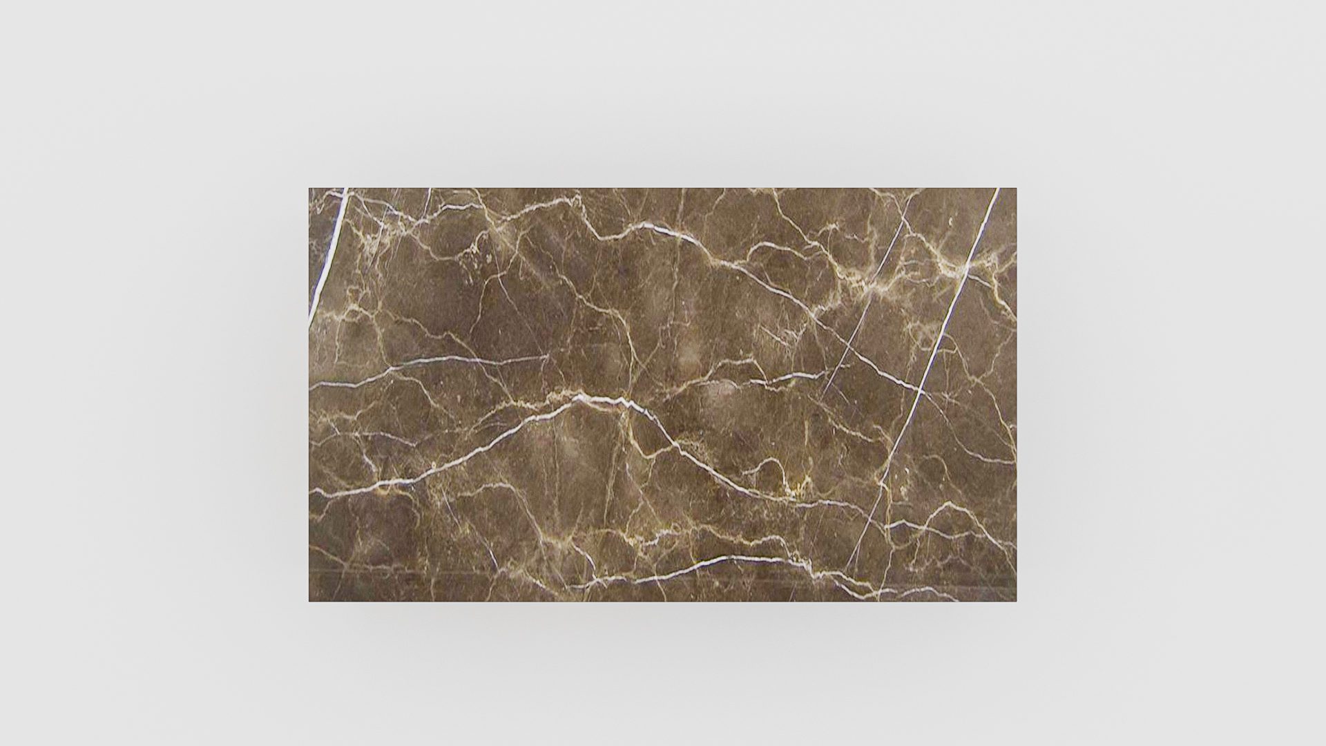 Rechthoekige marmeren salontafel Cornice - Royal Brown - Afbeelding 4