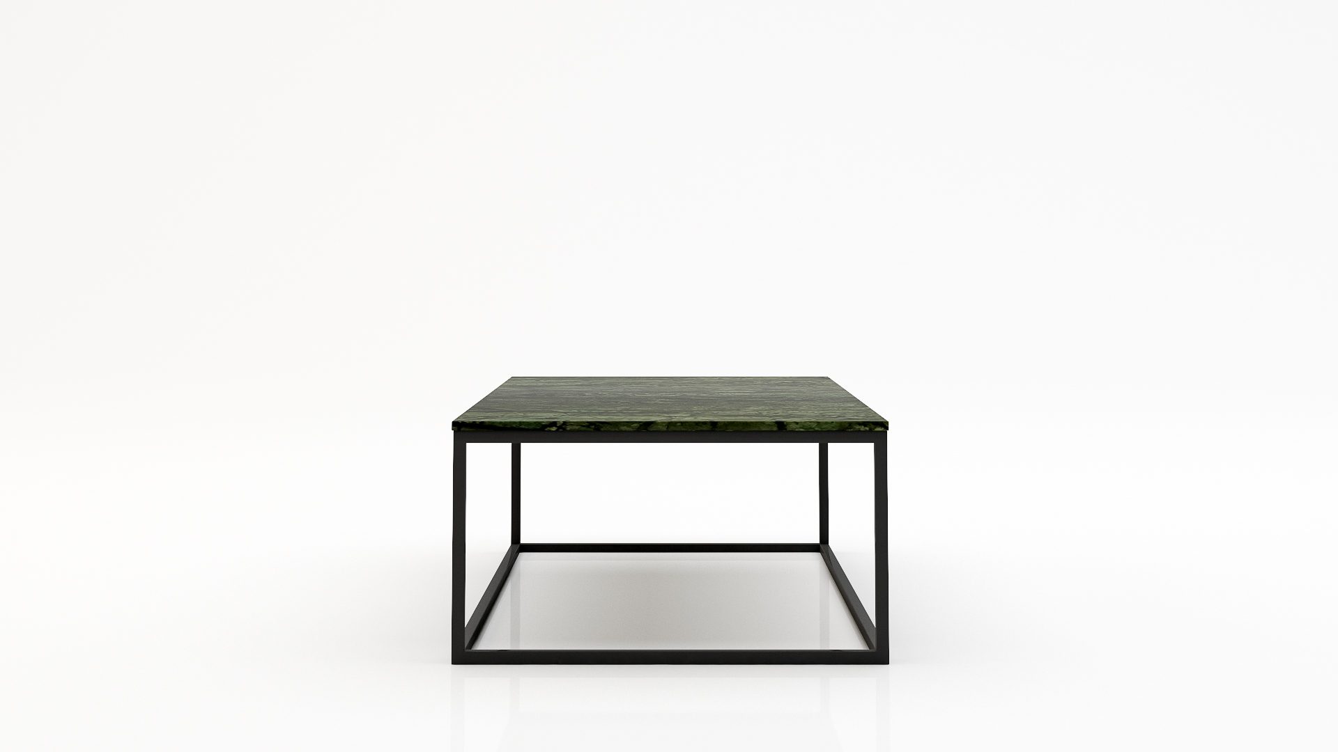 Rechthoekige marmeren salontafel Cornice - Verde Guatemala - Afbeelding 3
