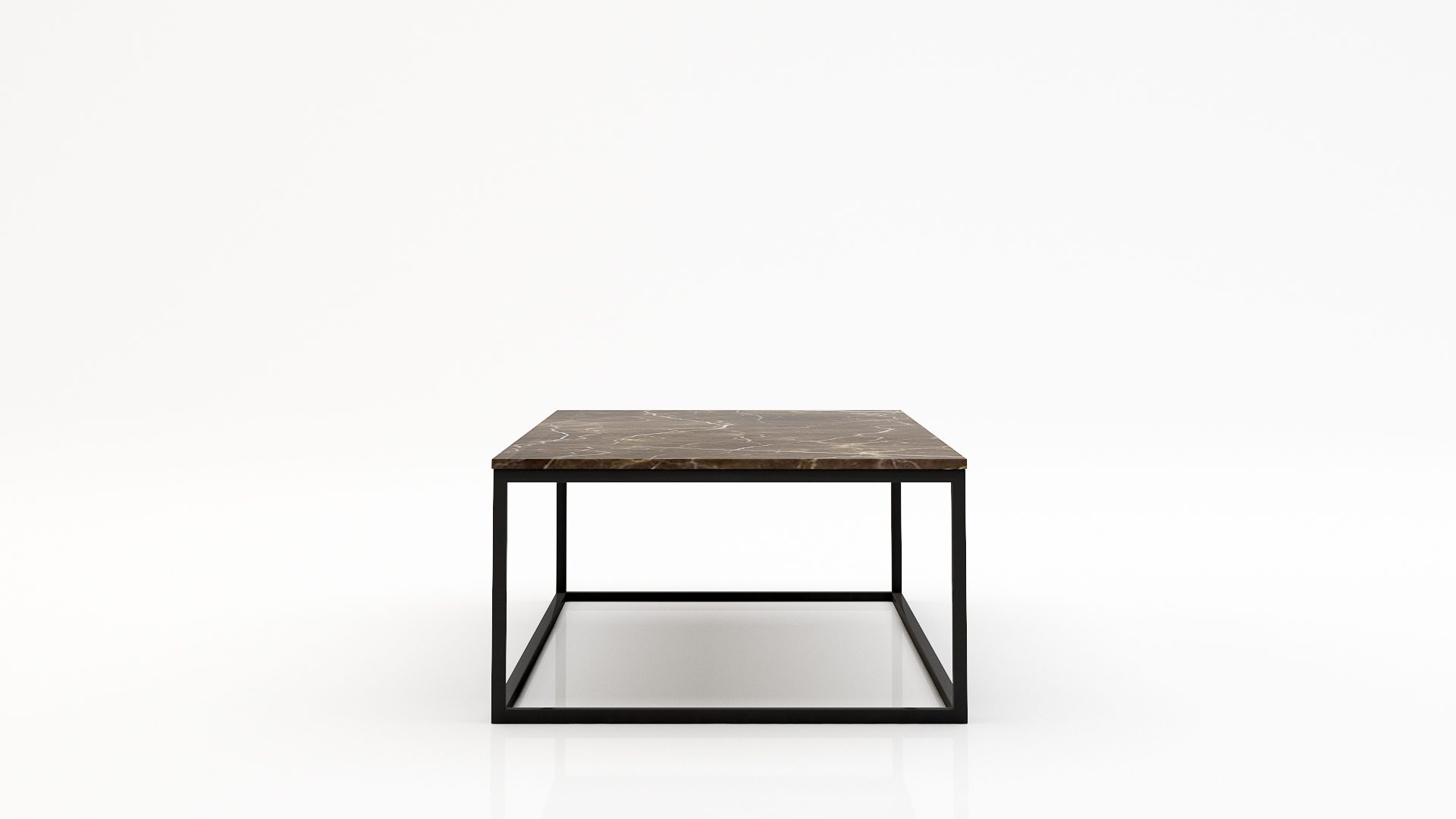 Rechthoekige marmeren salontafel Cornice - Royal Brown - Afbeelding 3