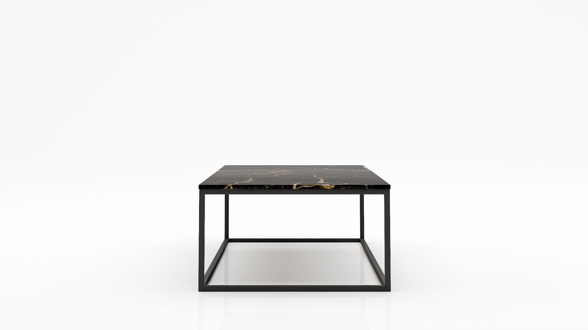 Rechthoekige marmeren salontafel Cornice Nero saint port laurent - Afbeelding 3