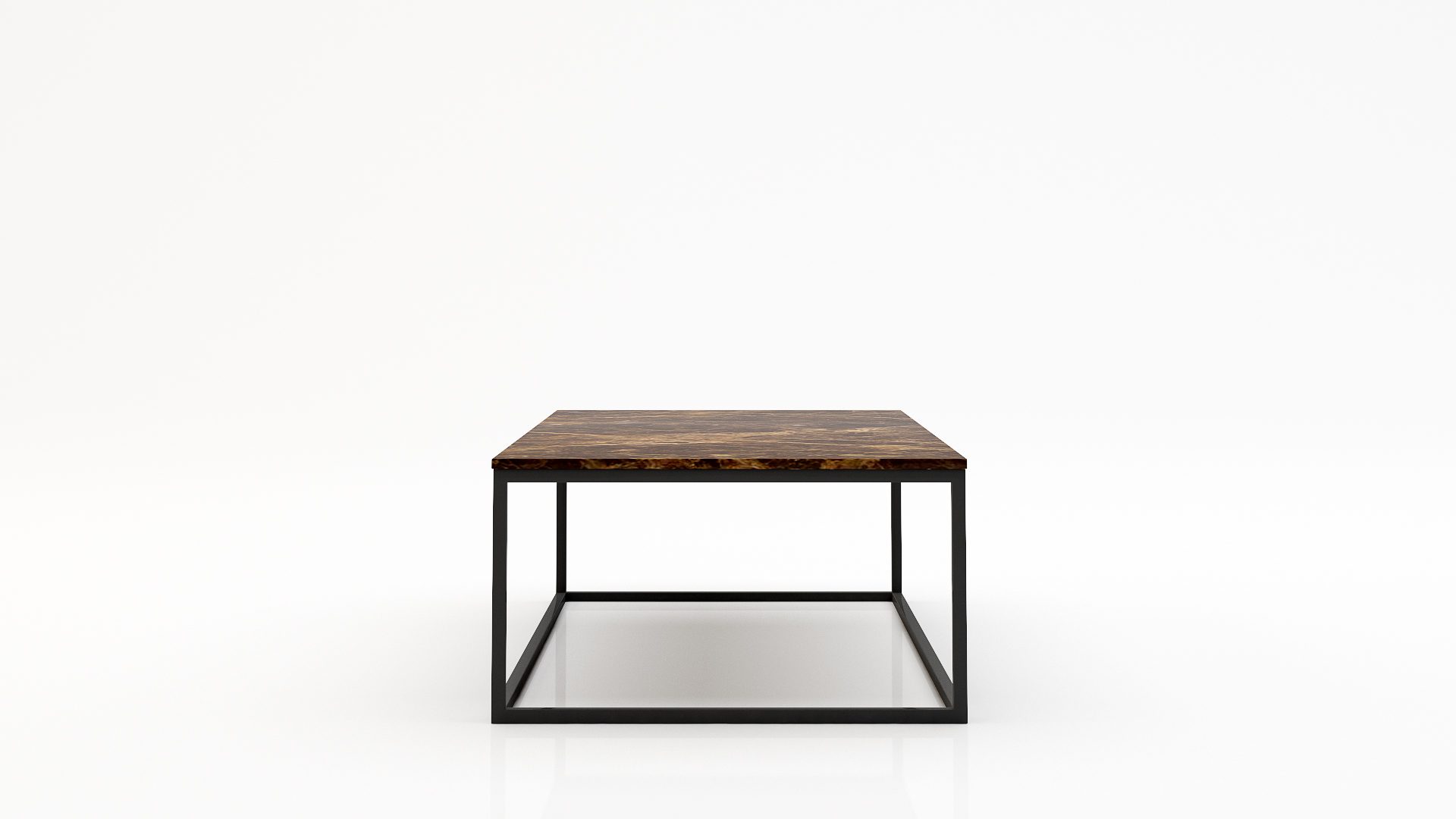 Rechthoekige marmeren salontafel Cornice - Emperador dark - Afbeelding 3