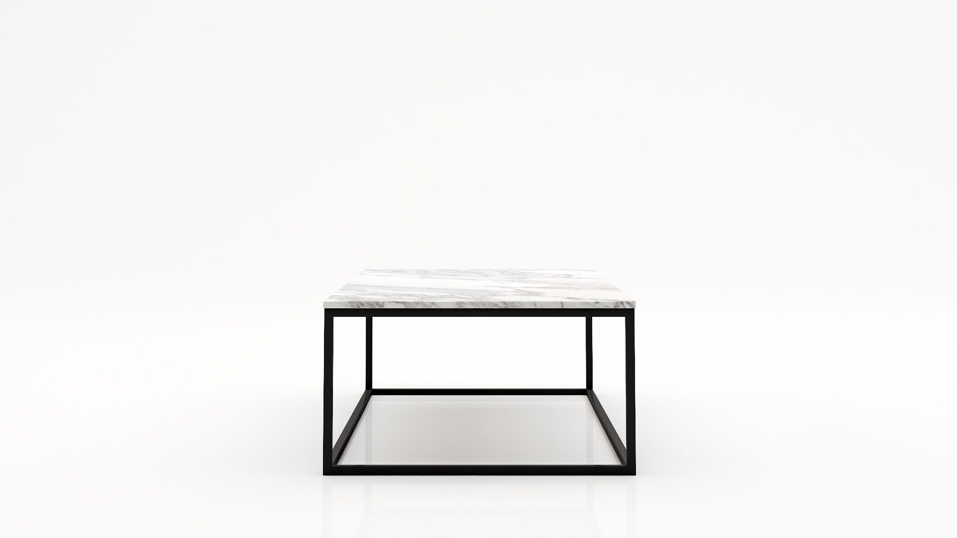 Rechthoekige marmeren salontafel Cornice Arabescato Carrara - Afbeelding 3