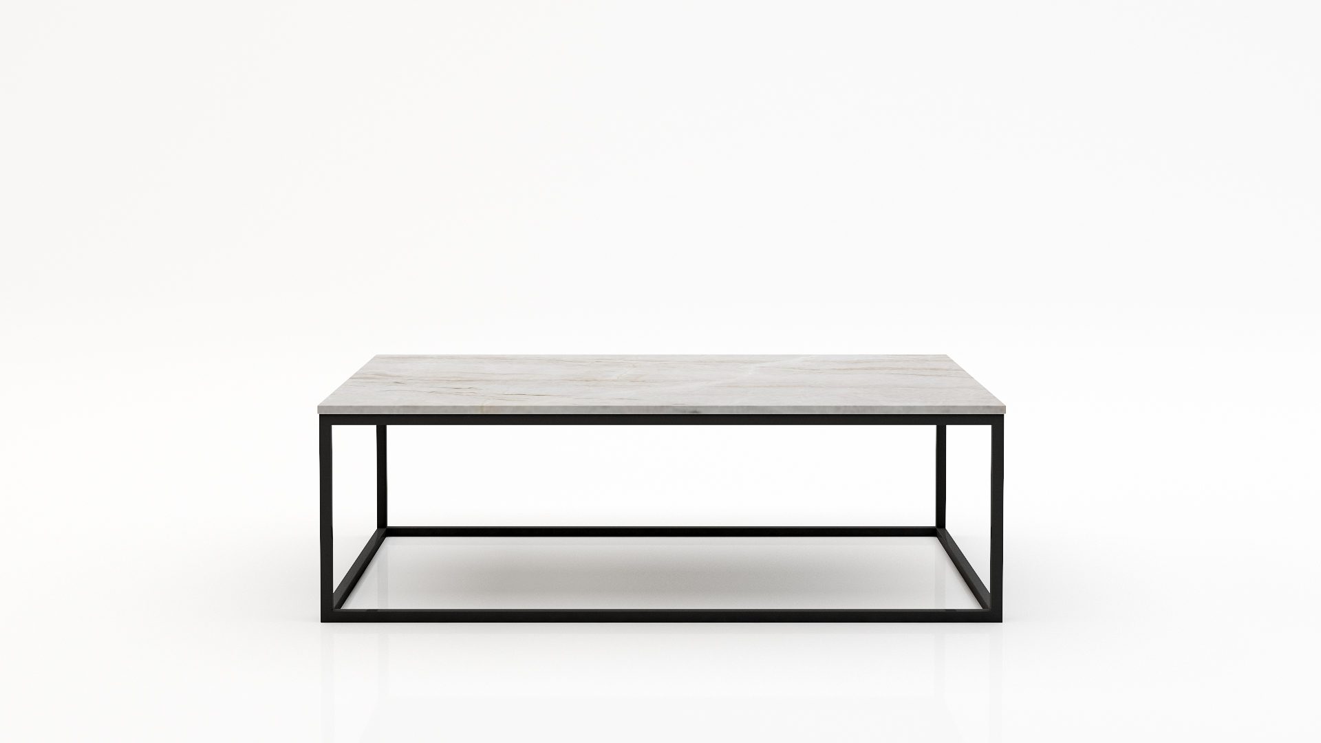 Rechthoekige marmeren salontafel Cornice - Taj Mahal Quartzite - 140x70cm