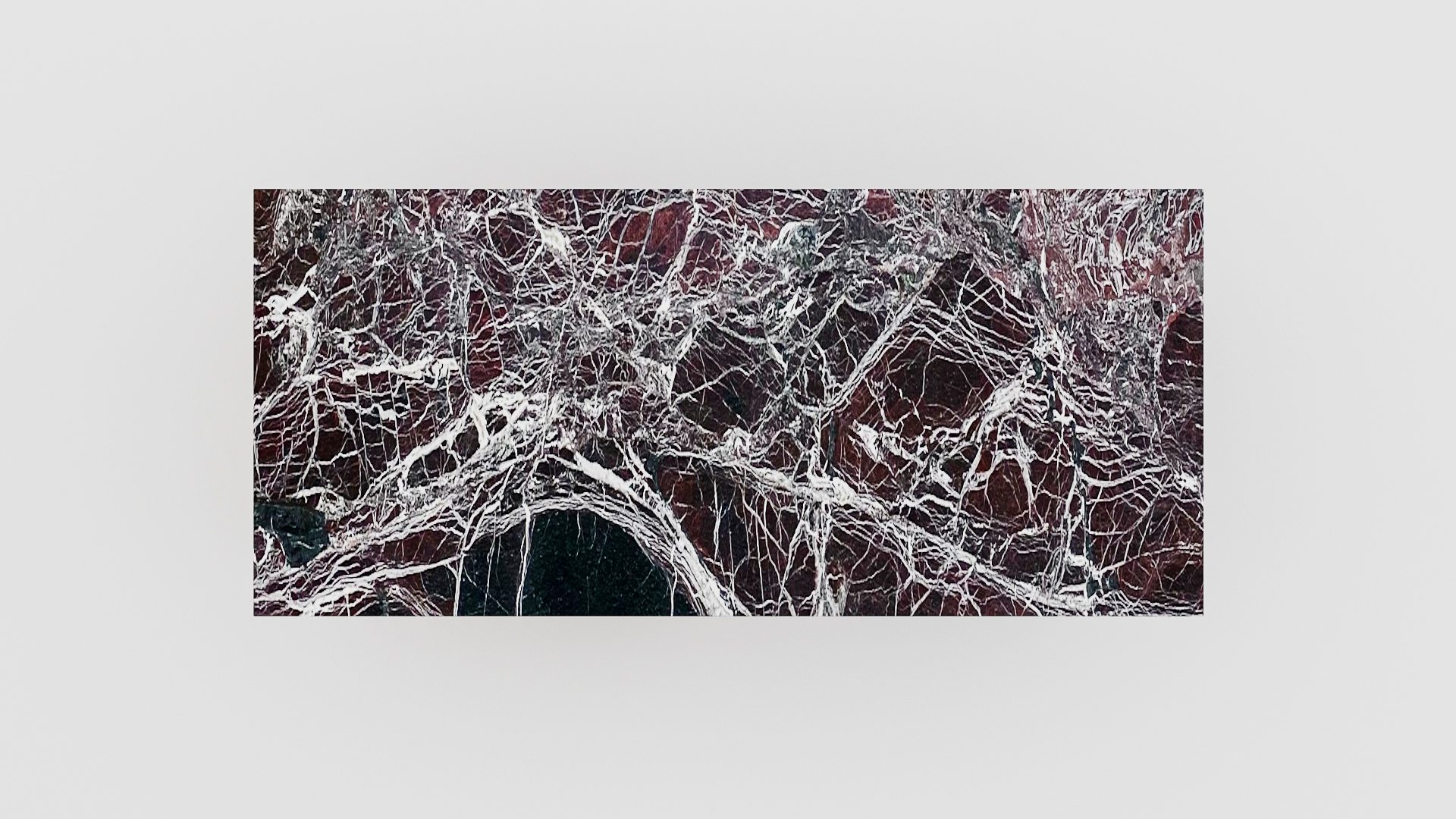 Rechthoekige marmeren eettafel Anatra - Rosso Levanto - Afbeelding 4