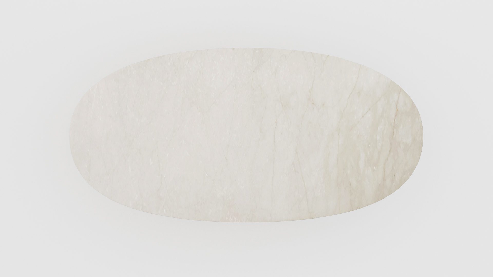 Ovale marmeren eettafel Anatra - Botticino Semi Classico - Afbeelding 4